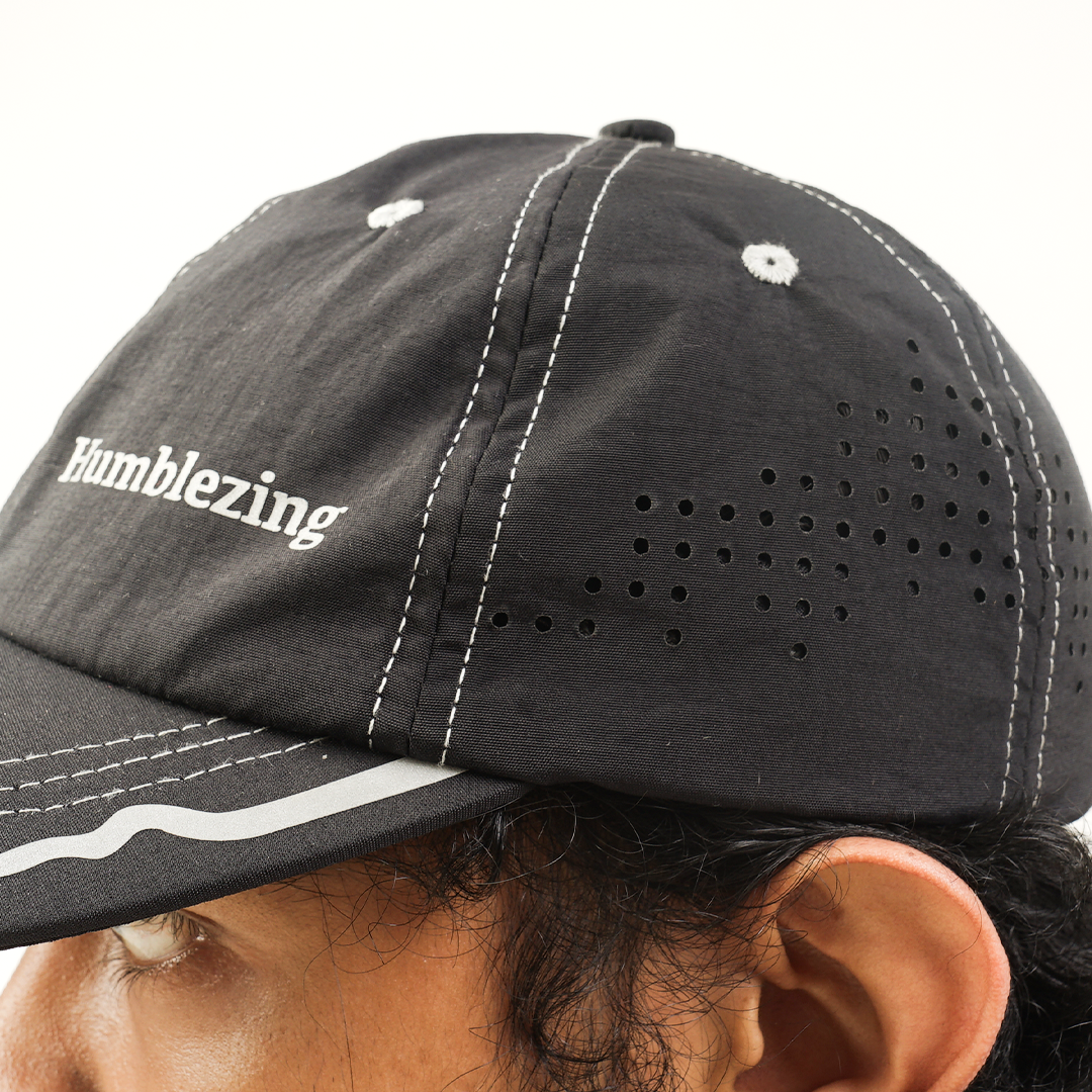 Terra 6 Panels Tech Cap Black