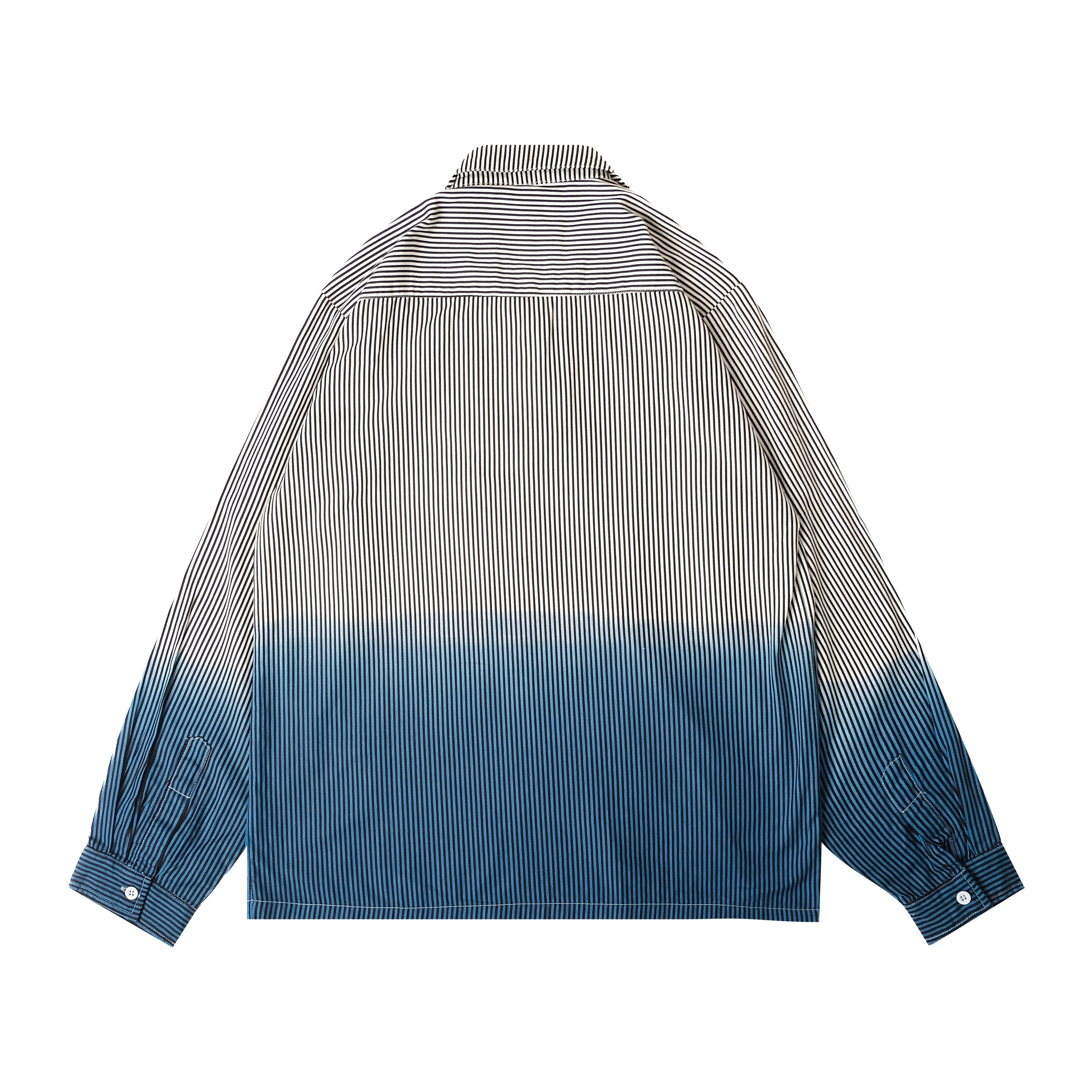 Umbra Longsleeve Shirt Stripe Indigo