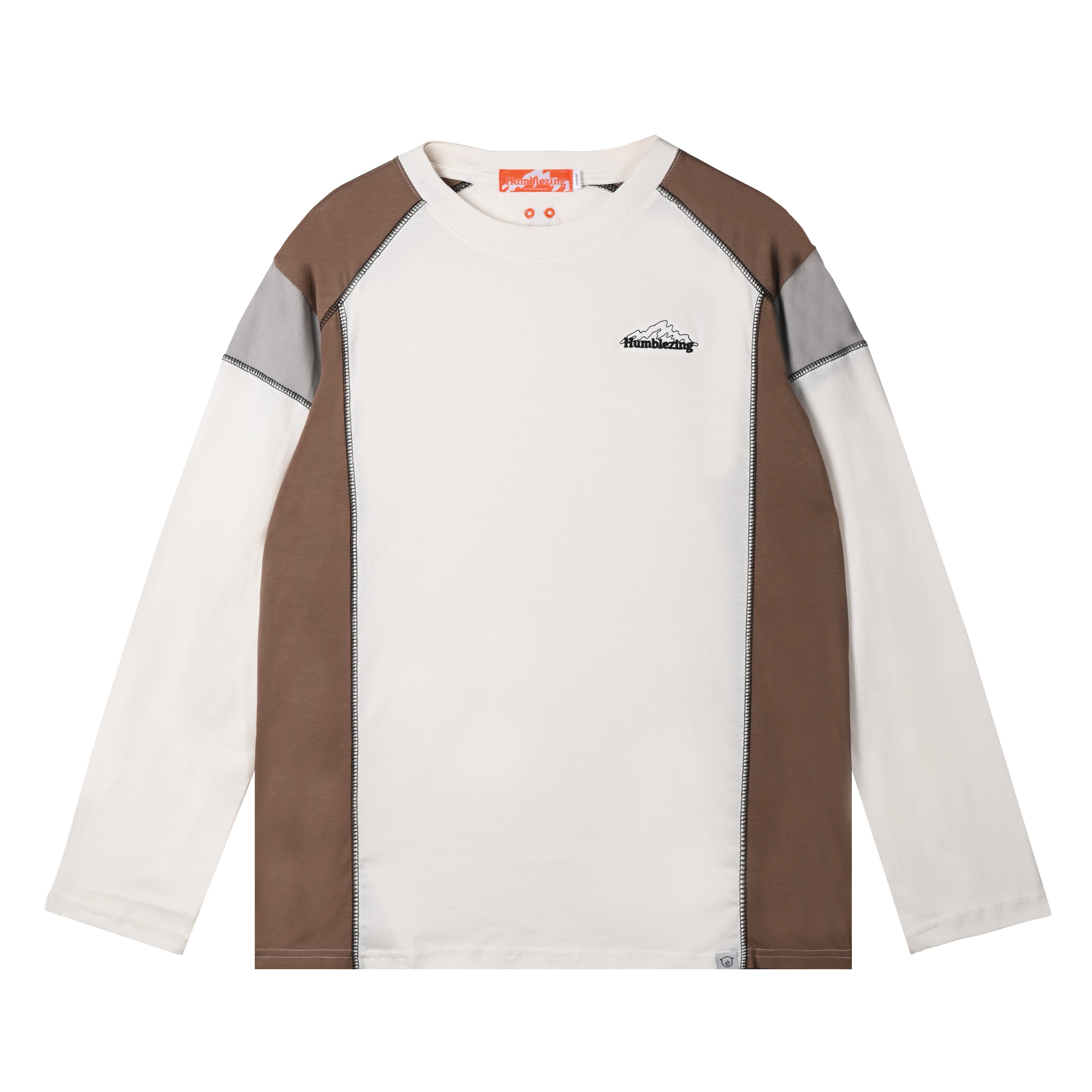 Hazy Long Sleeve Tees Khaki