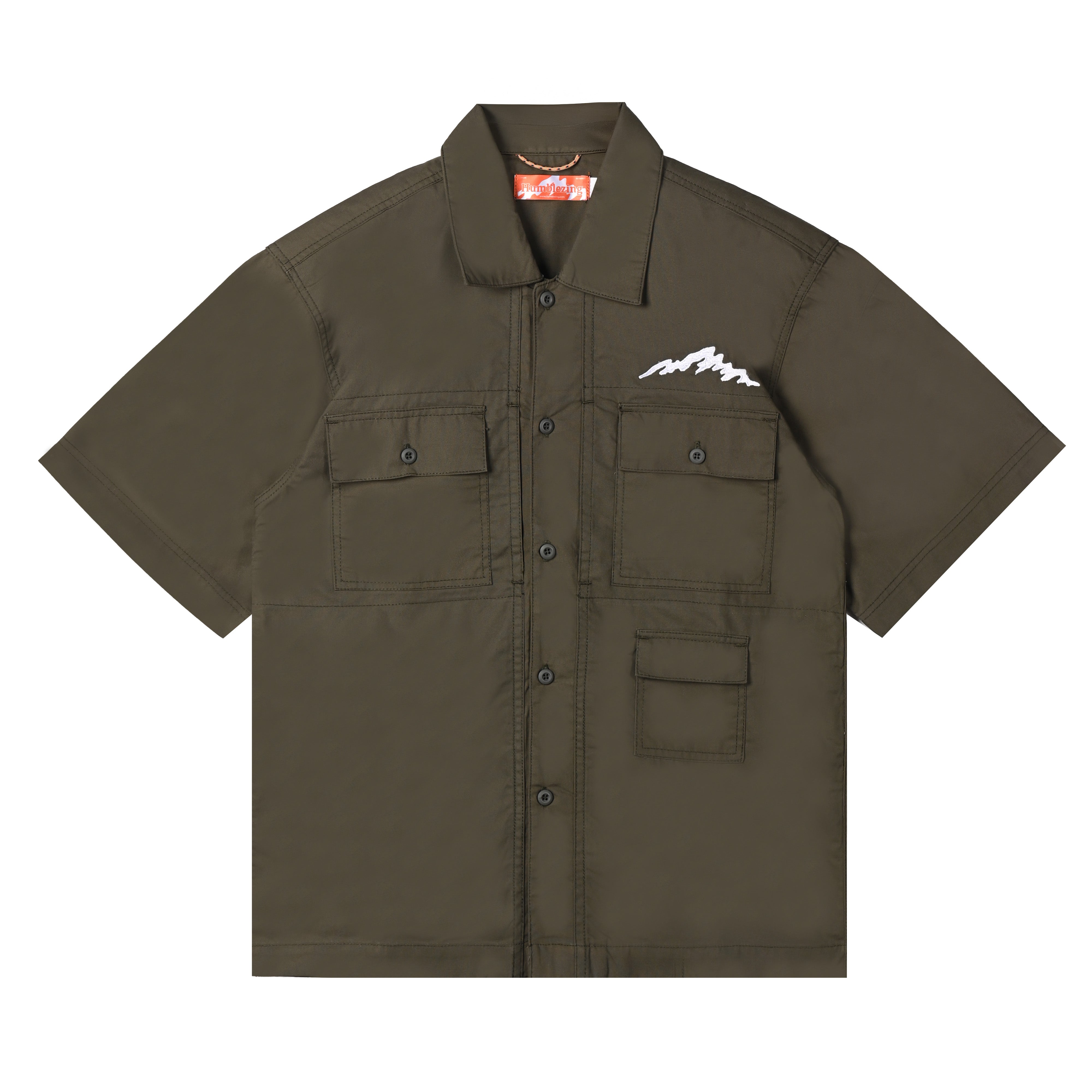 Hugo Canvas Shirt Olive
