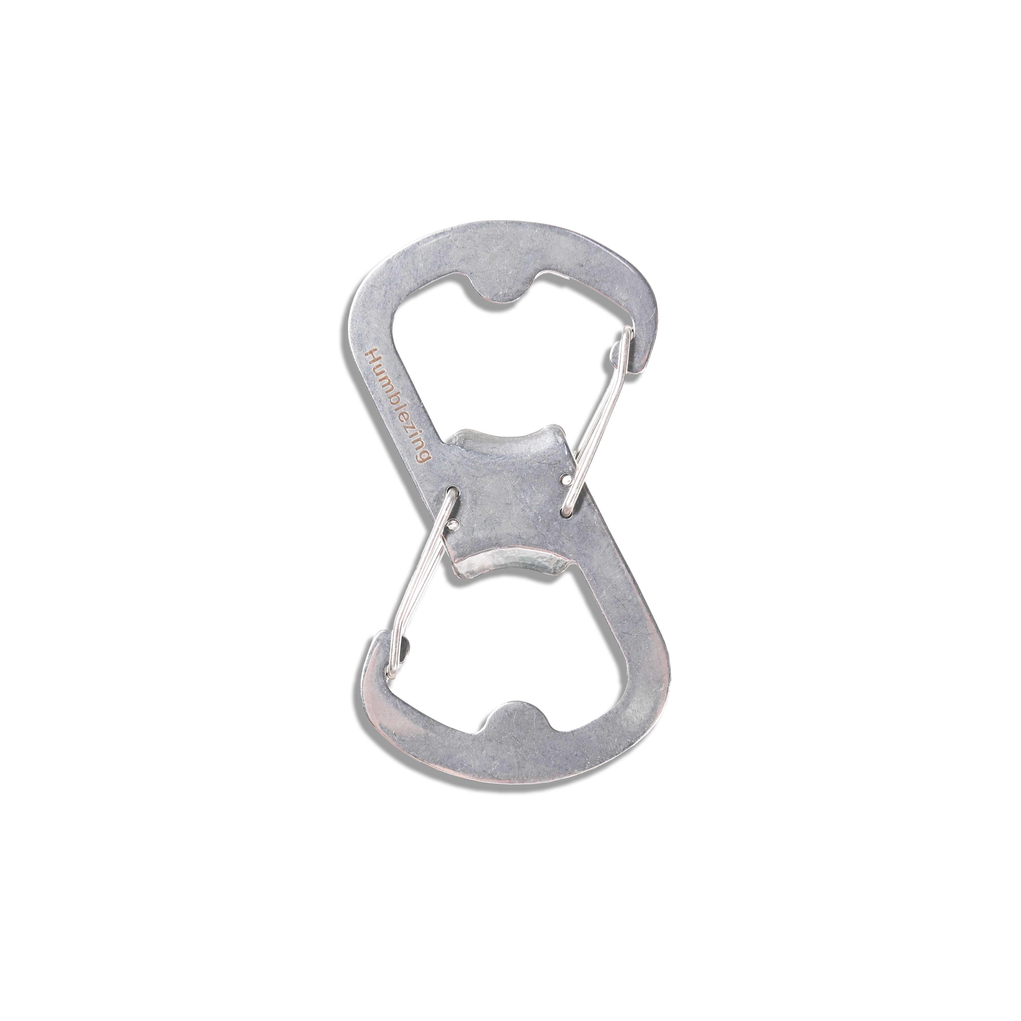 Carabiner Bottle Opener Gray