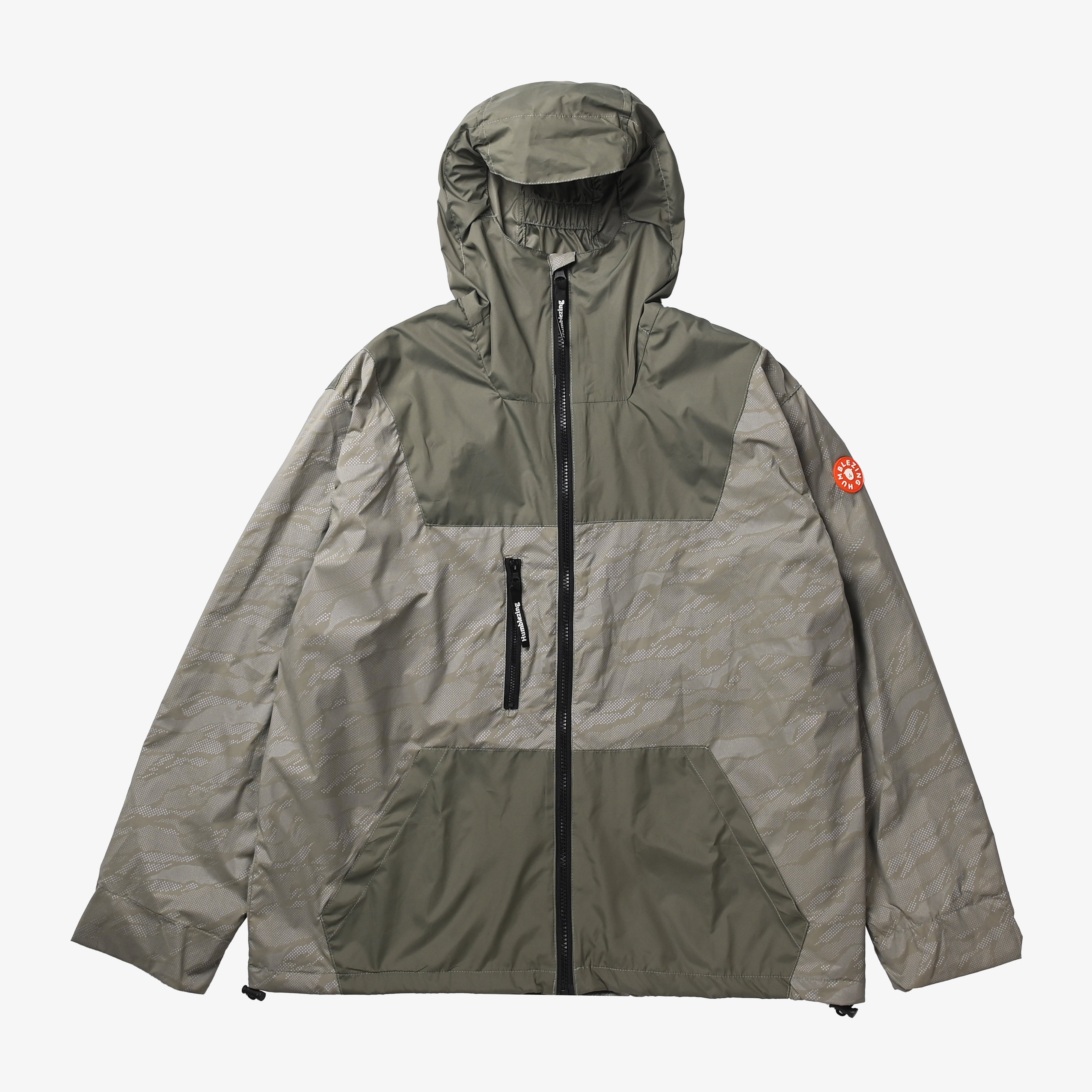 Pathway Reflective Pattern Windbreaker Olive