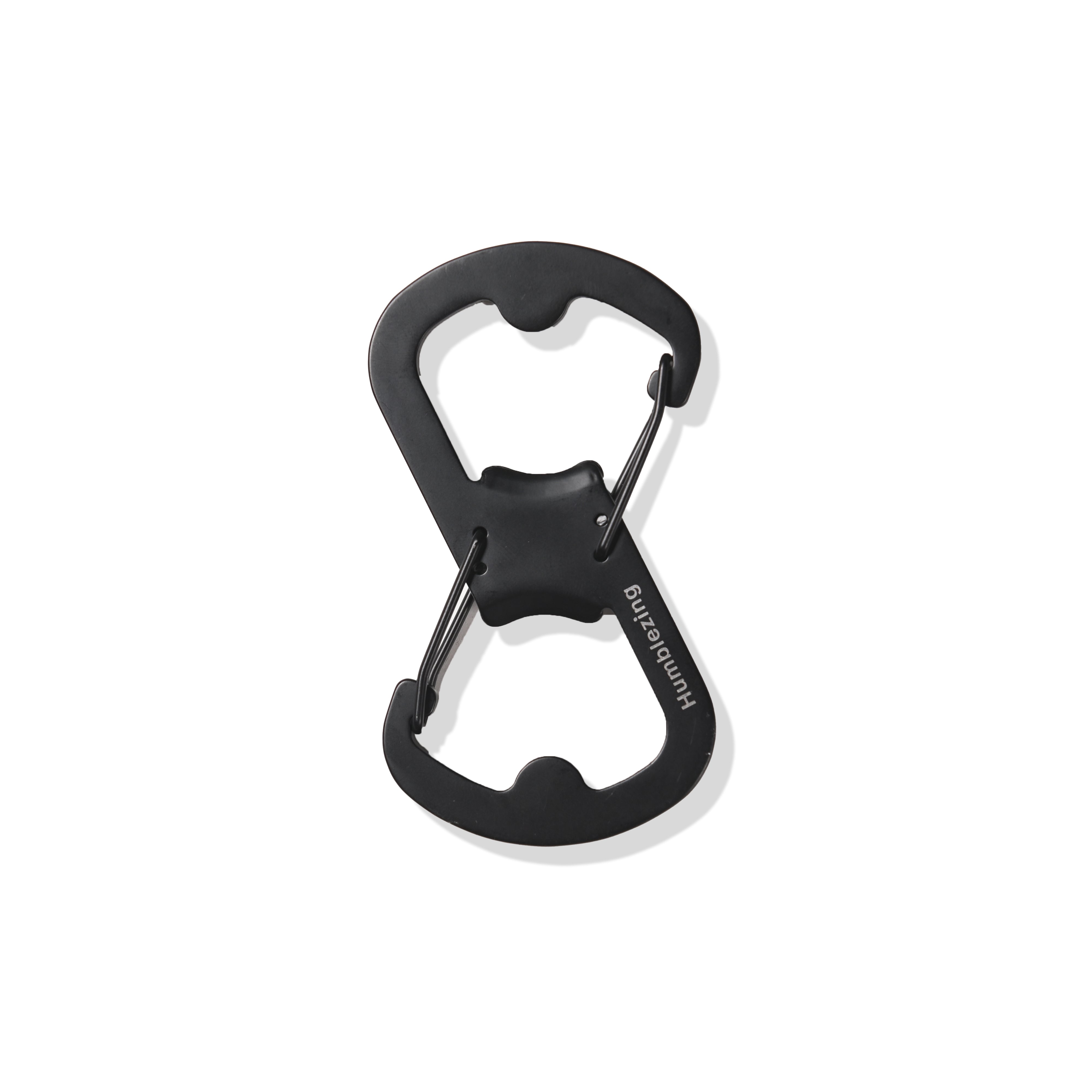 Carabiner Bottle Opener Black