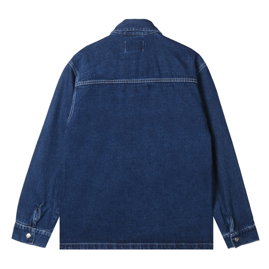 Alain Zip Shirt Denim