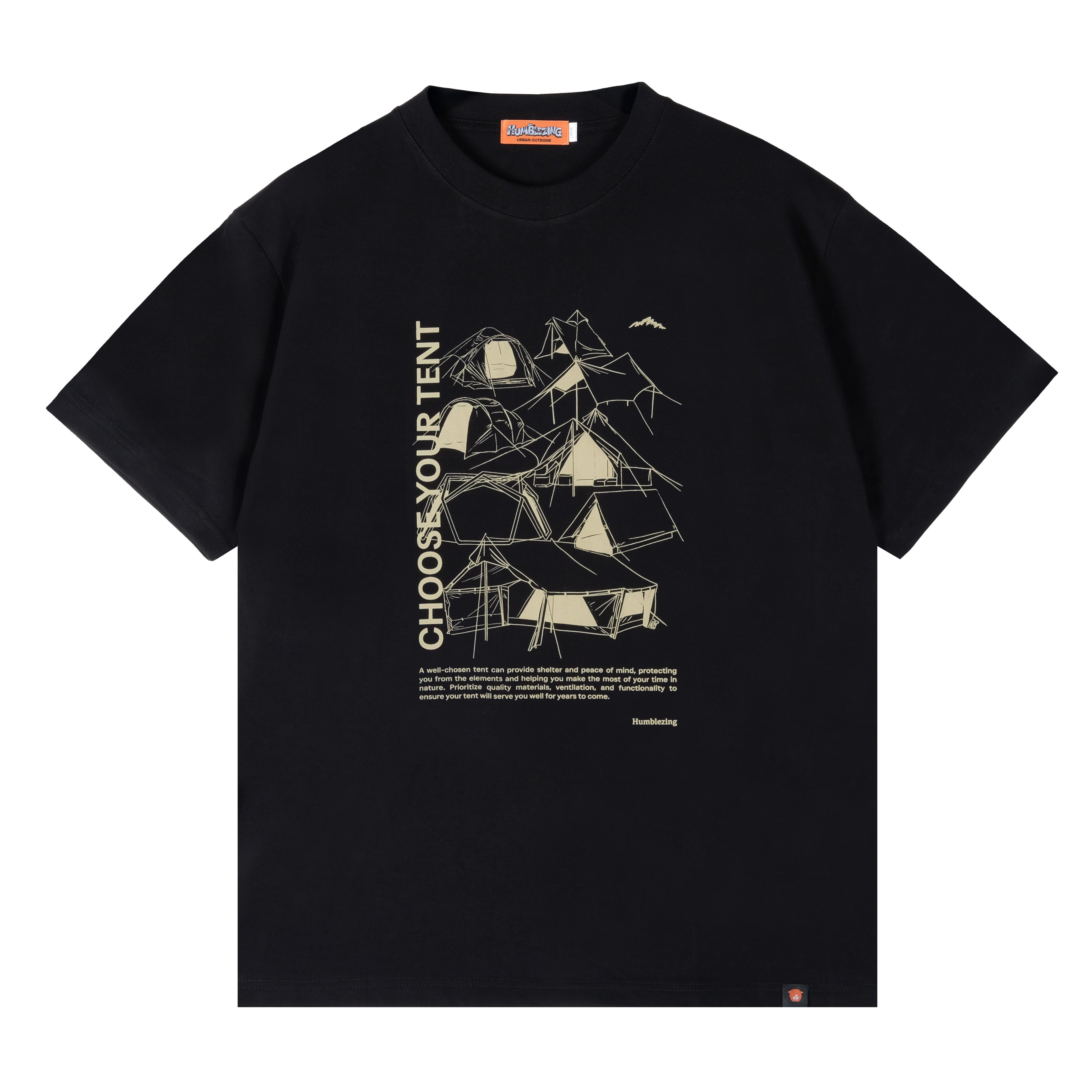 Tent Tshirt Black