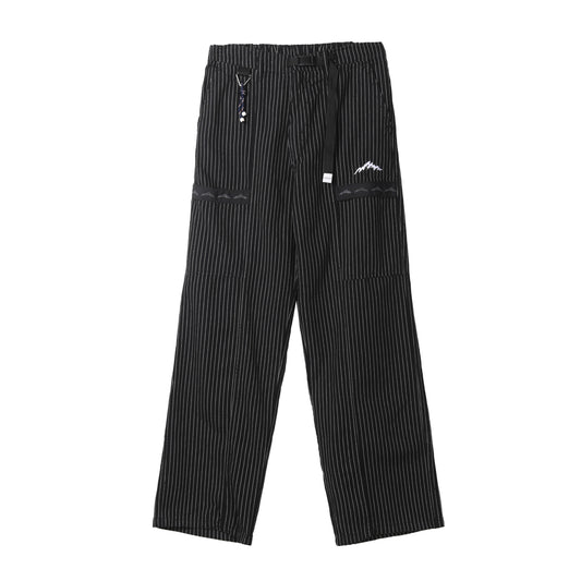 Noir Seamless Cargo Pants Stripe