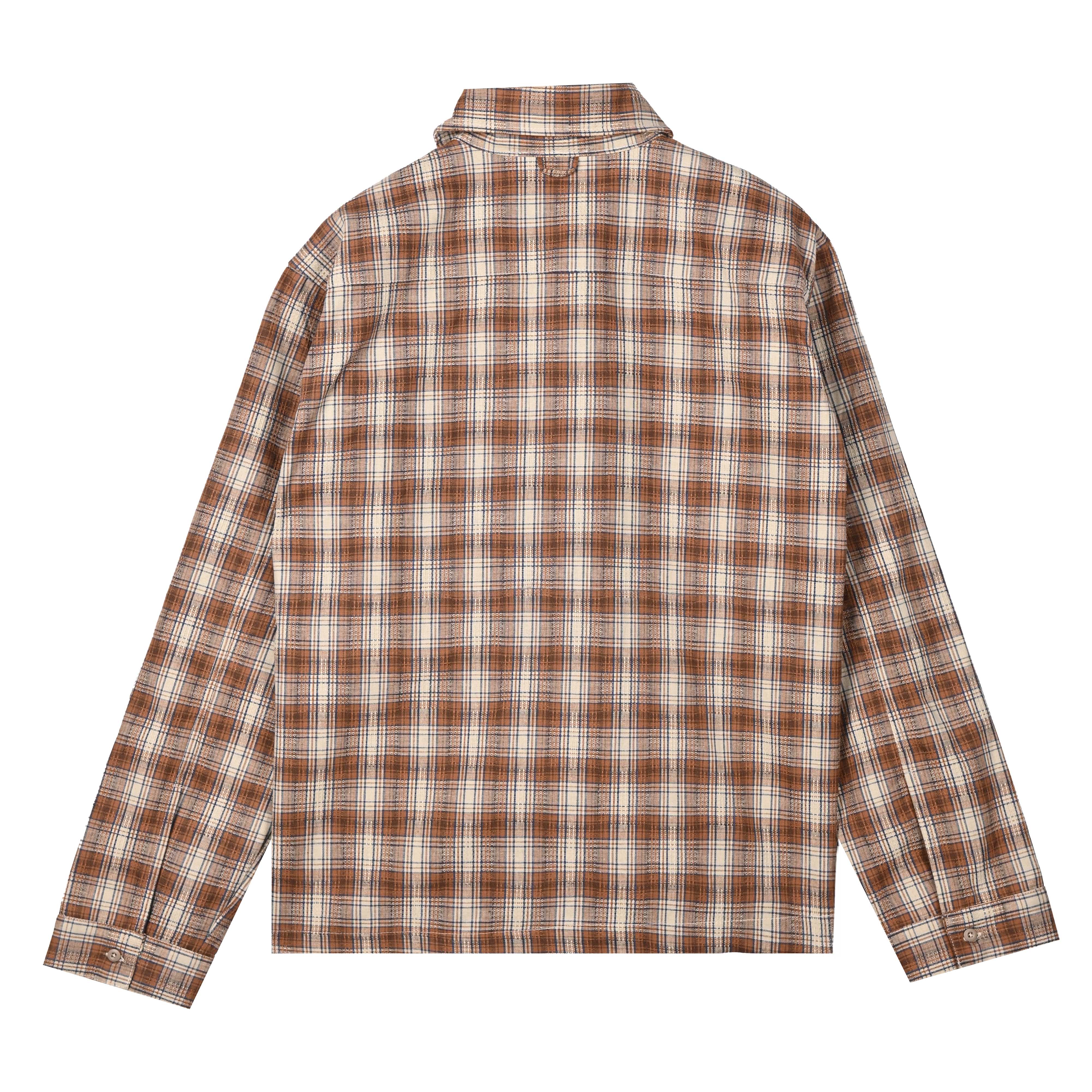 Canyon Plaid LS Shirt Dark Brown