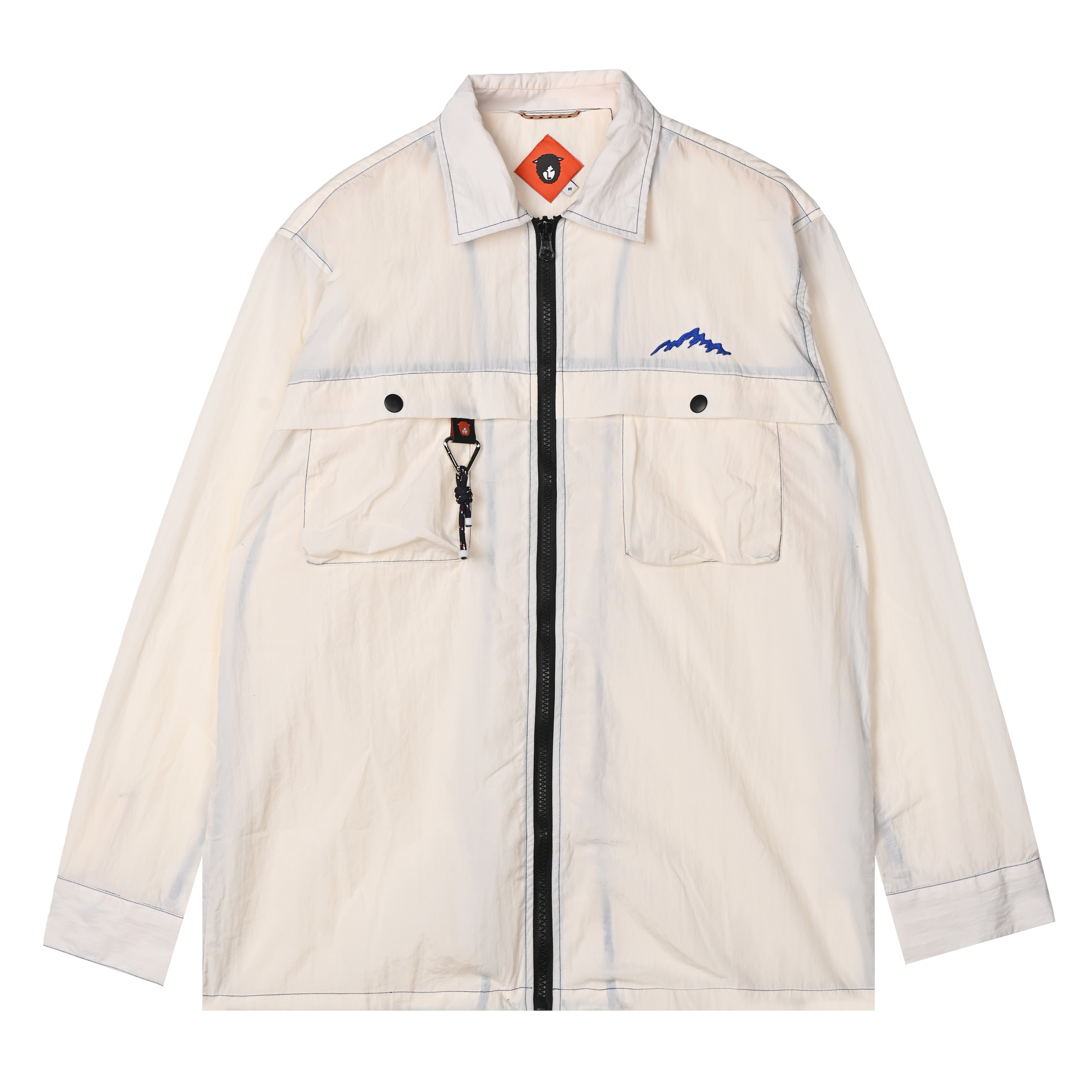 Alain Zip Shirt Ivory