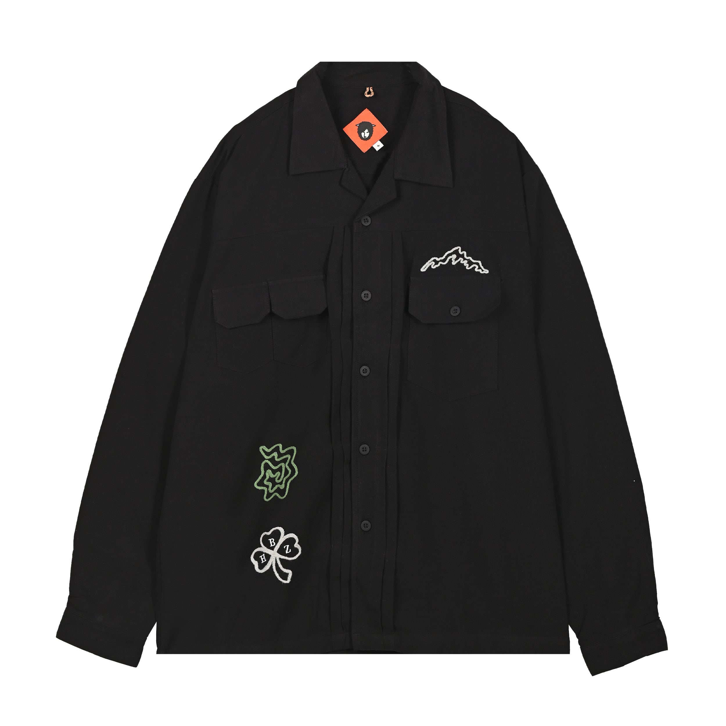 Jaco Trucker LS Shirt Black