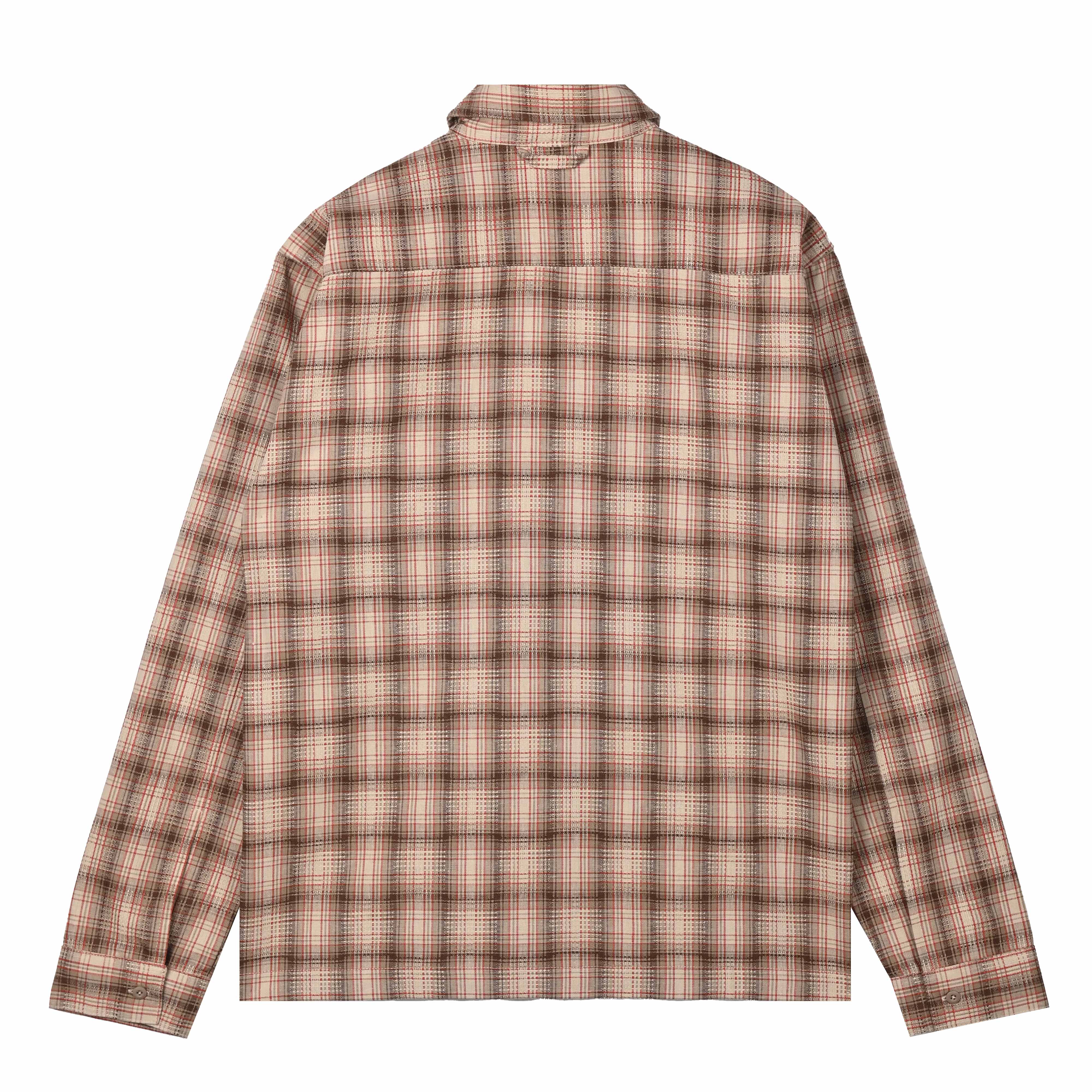 Canyon Plaid LS Light Brown