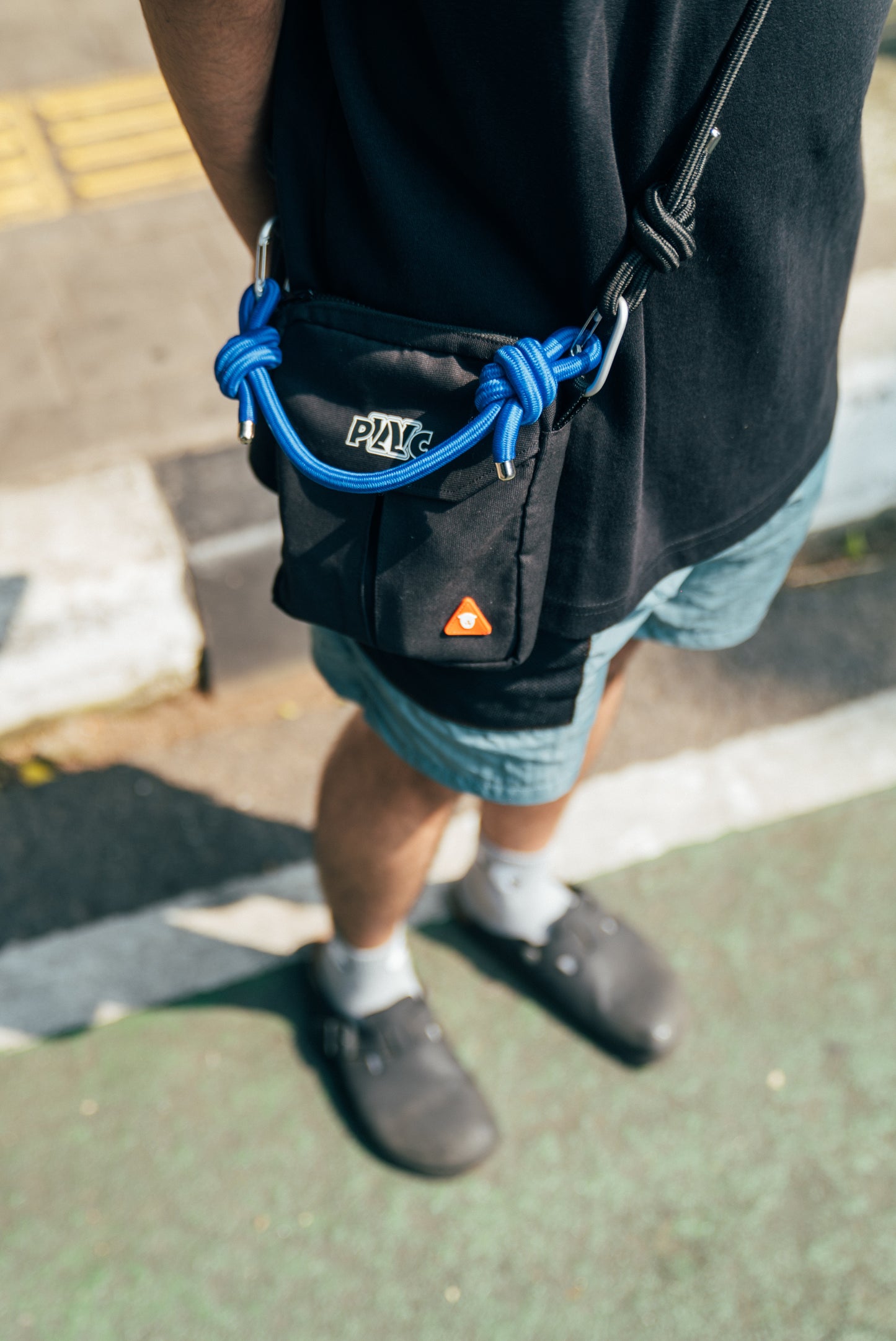 Side Bag Humblezing X Plainsong Walking Club Black