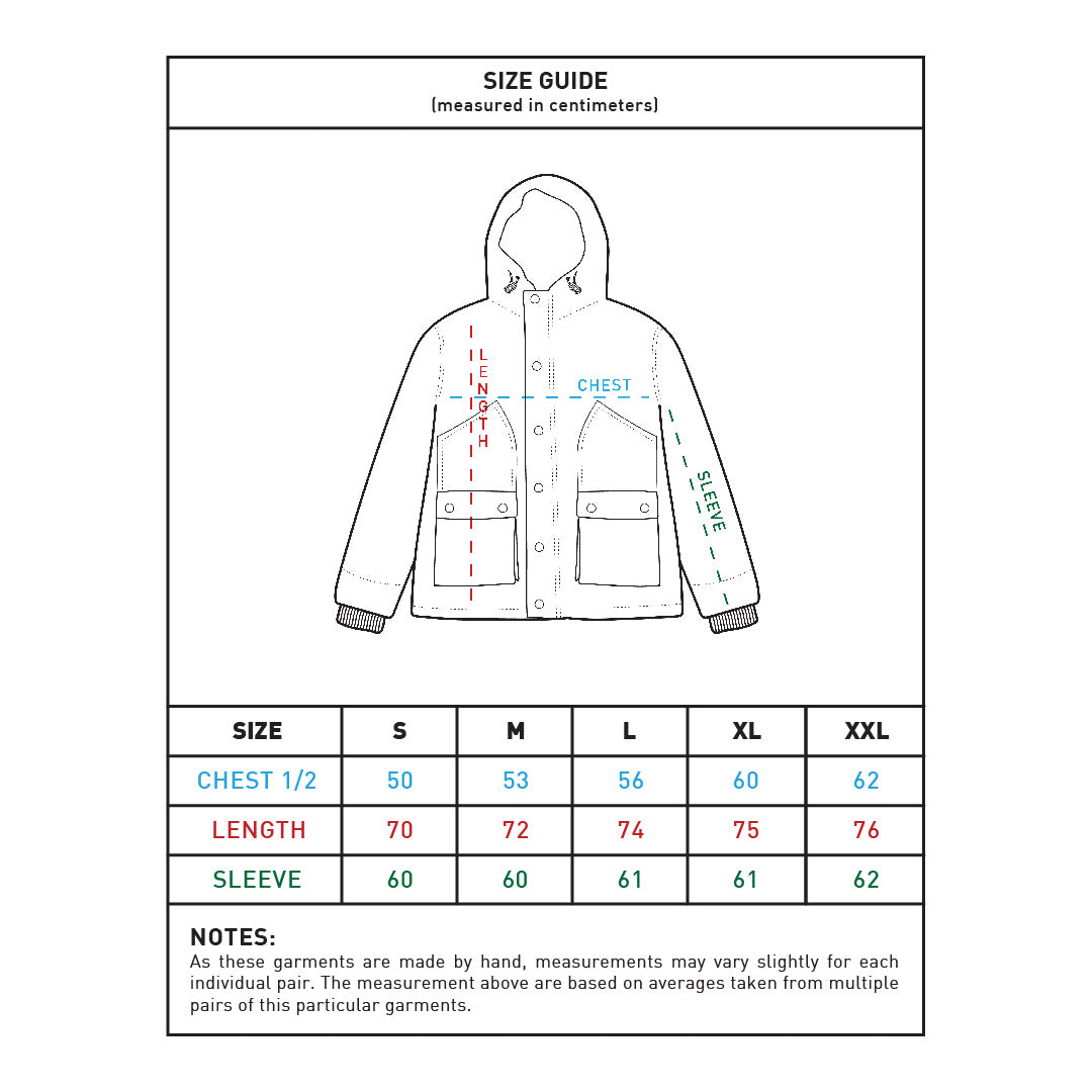 Rapunji Black Taslan Parka