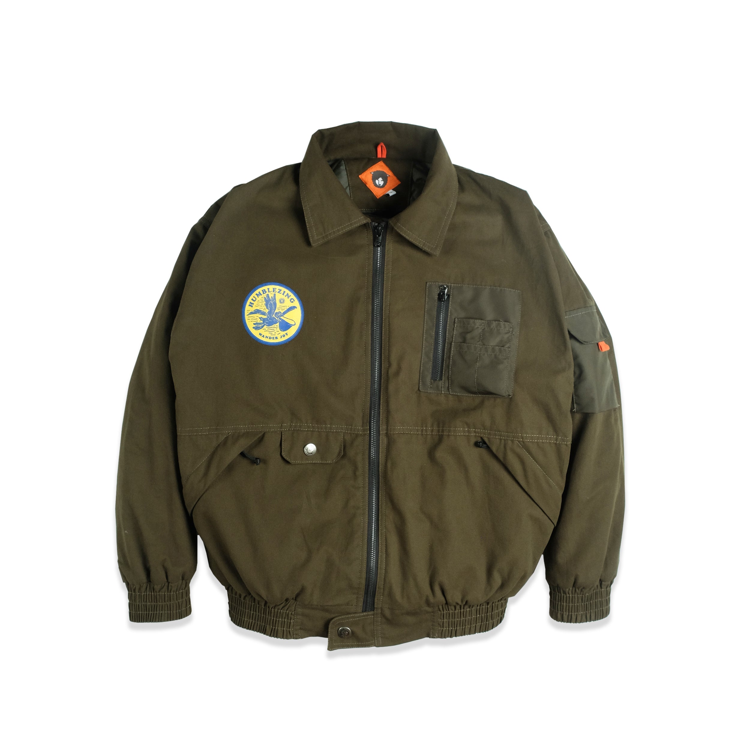 Olive canvas outlet jacket