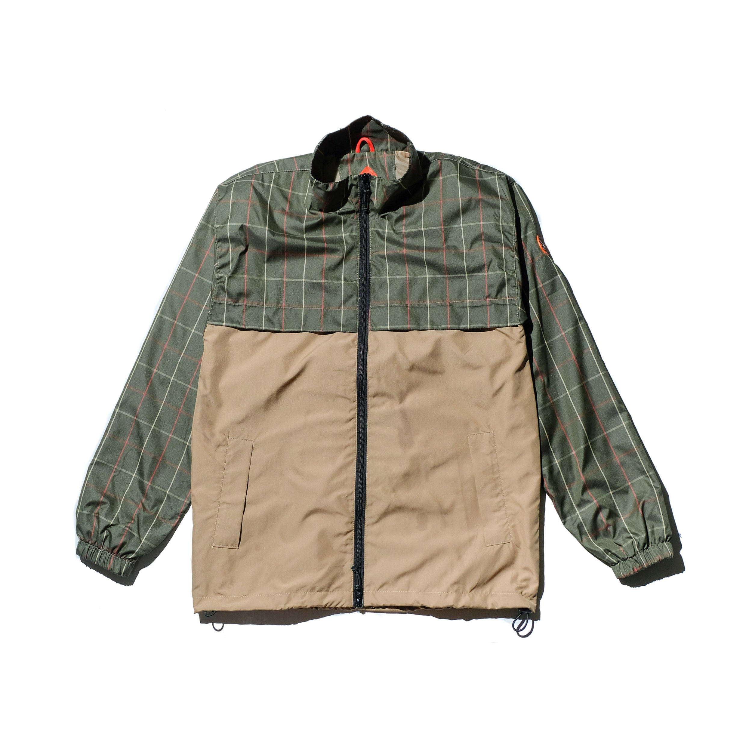 Checkered windbreaker hotsell