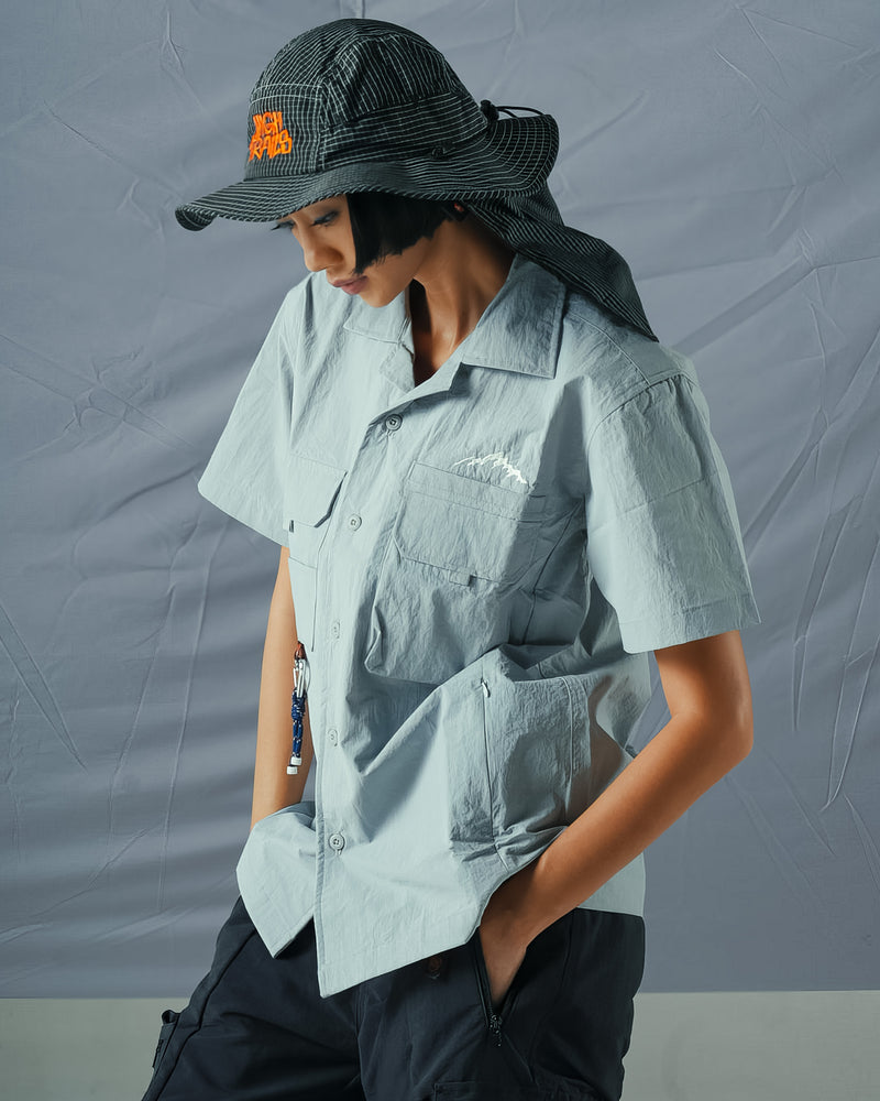 Benoit Camp Shirt Gray