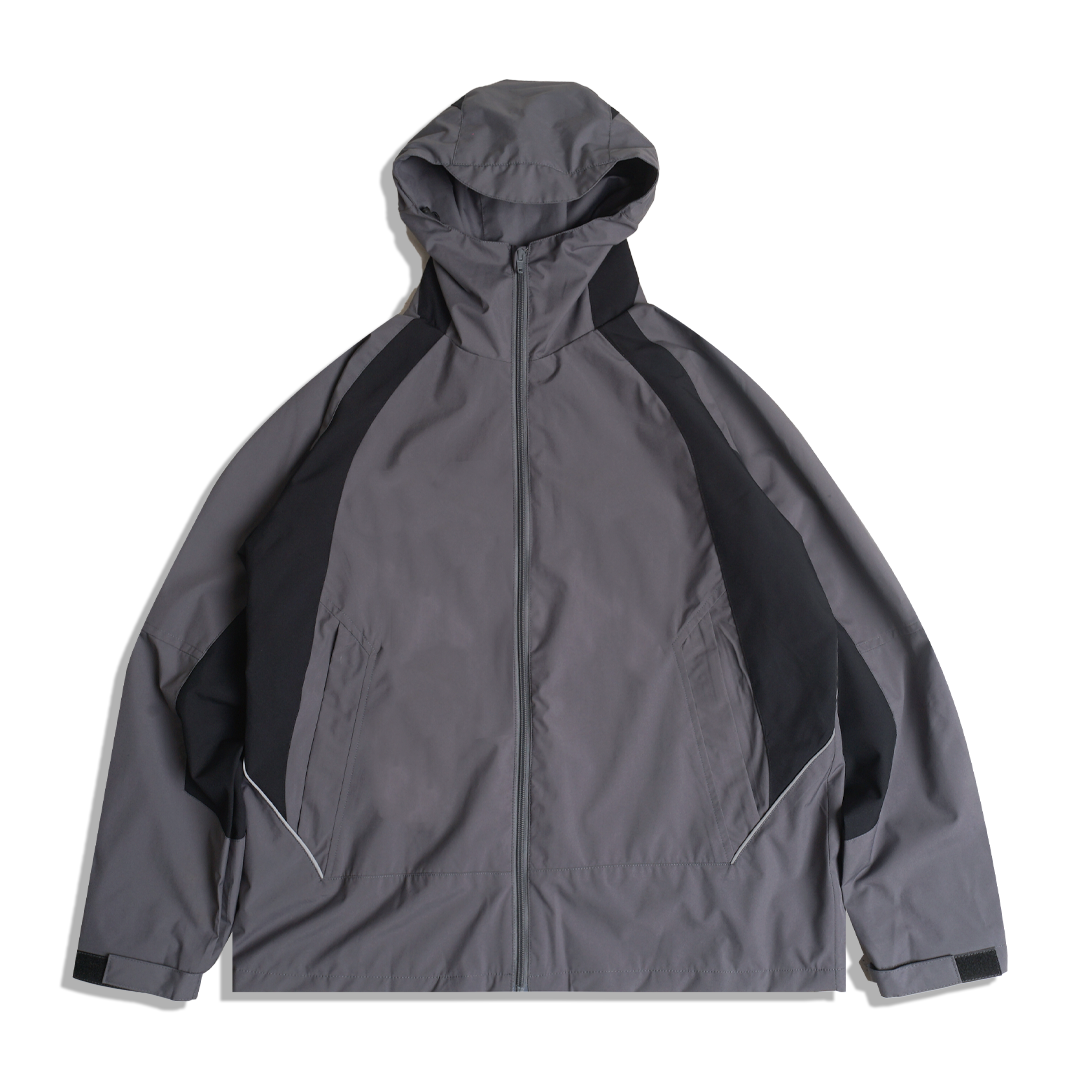 Horizon Reflective Rain Jacket Black