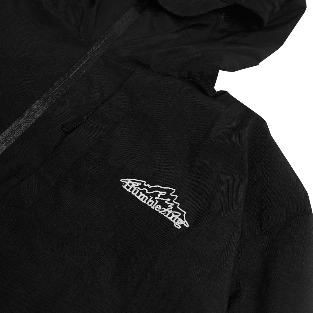 Stray Classic Panel Windbreaker Black