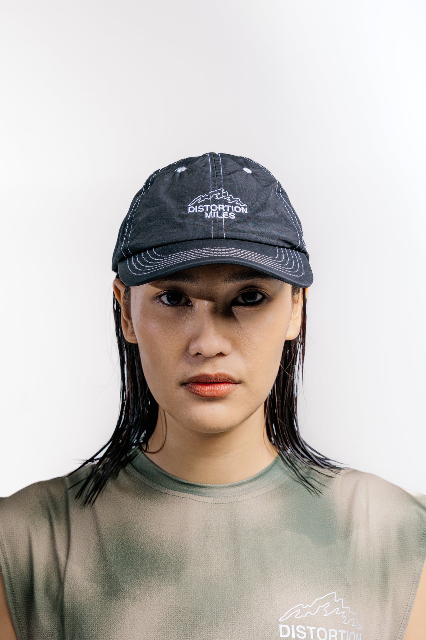 Humblezing x Distortion Miles Baseball Cap Black