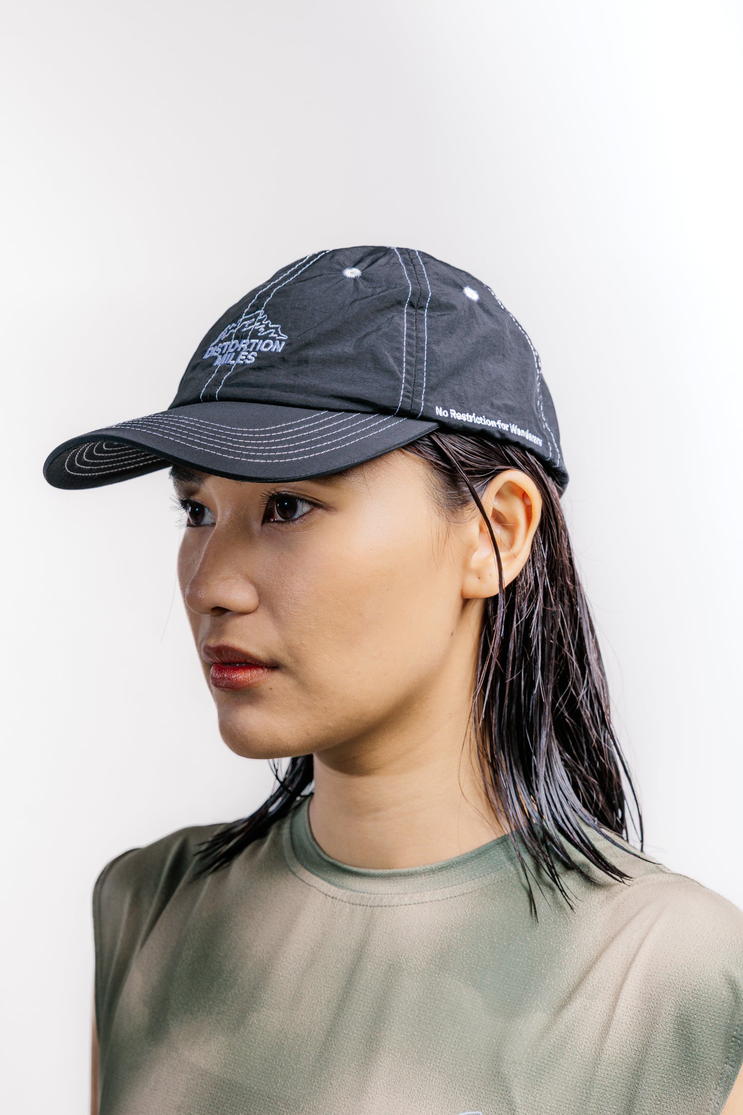 Humblezing x Distortion Miles Baseball Cap Black