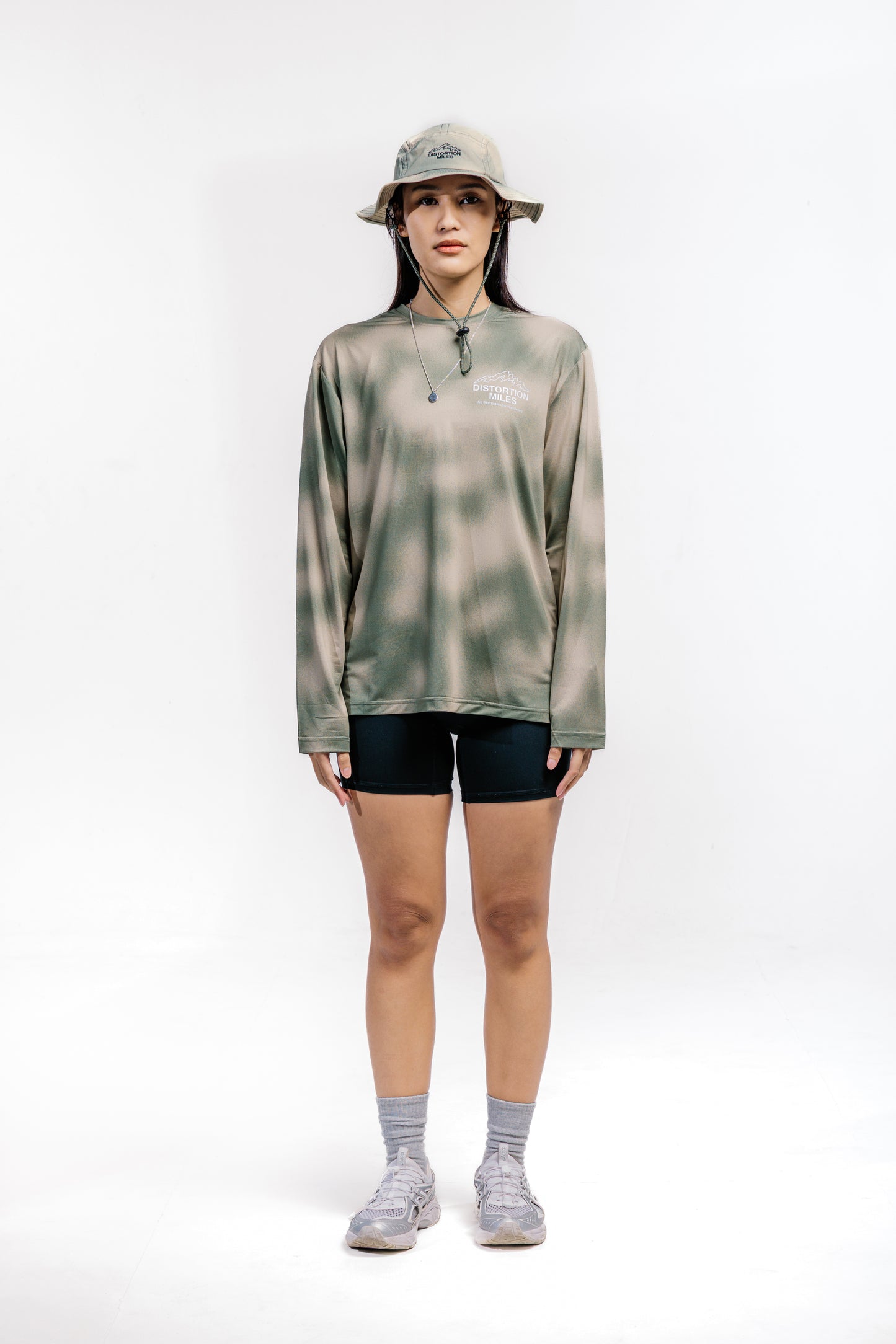 Humblezing x Distortion Miles  LS in Olive