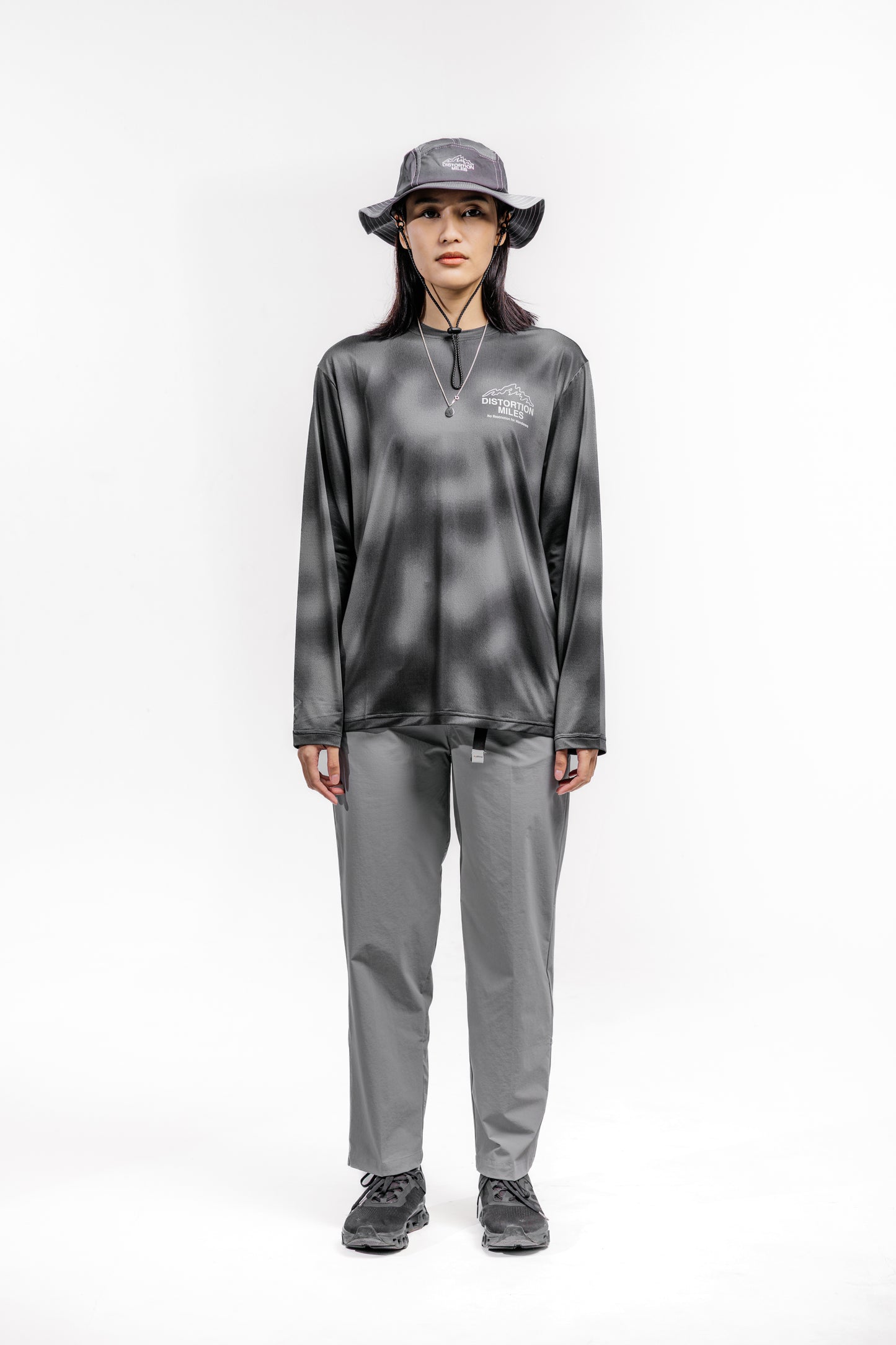 Humblezing x Distortion Miles  LS in Shadow Black