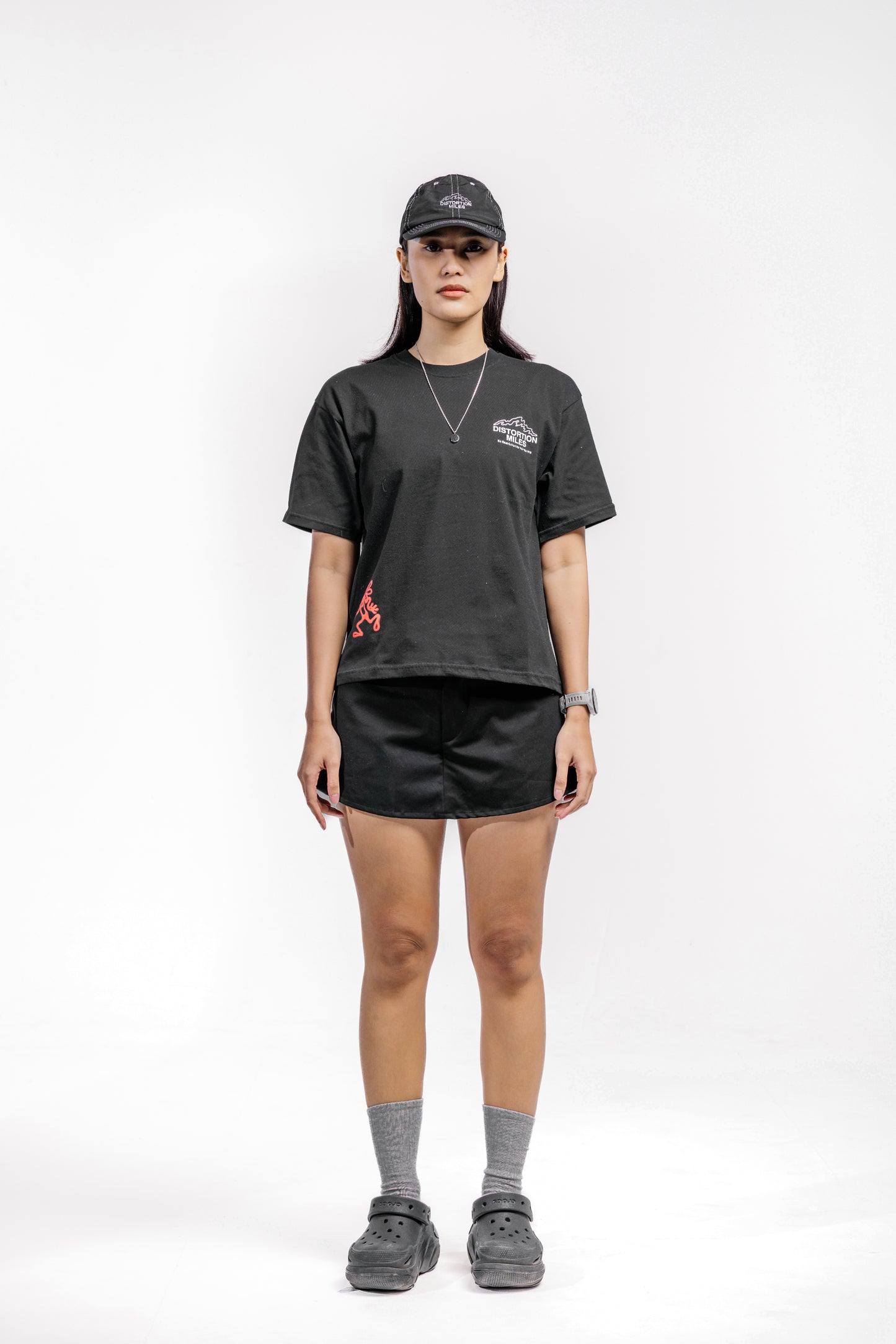 Humblezing x Distortion Miles Tshirt Tee Black