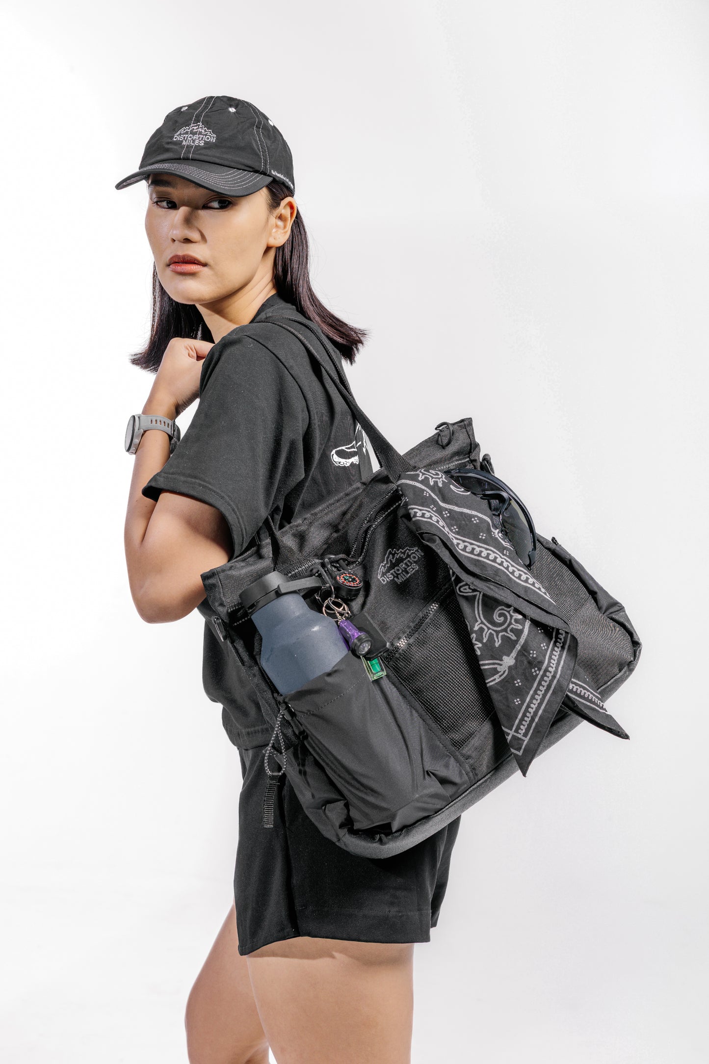 Humblezing x Distortion Miles Marvel Totebag Black