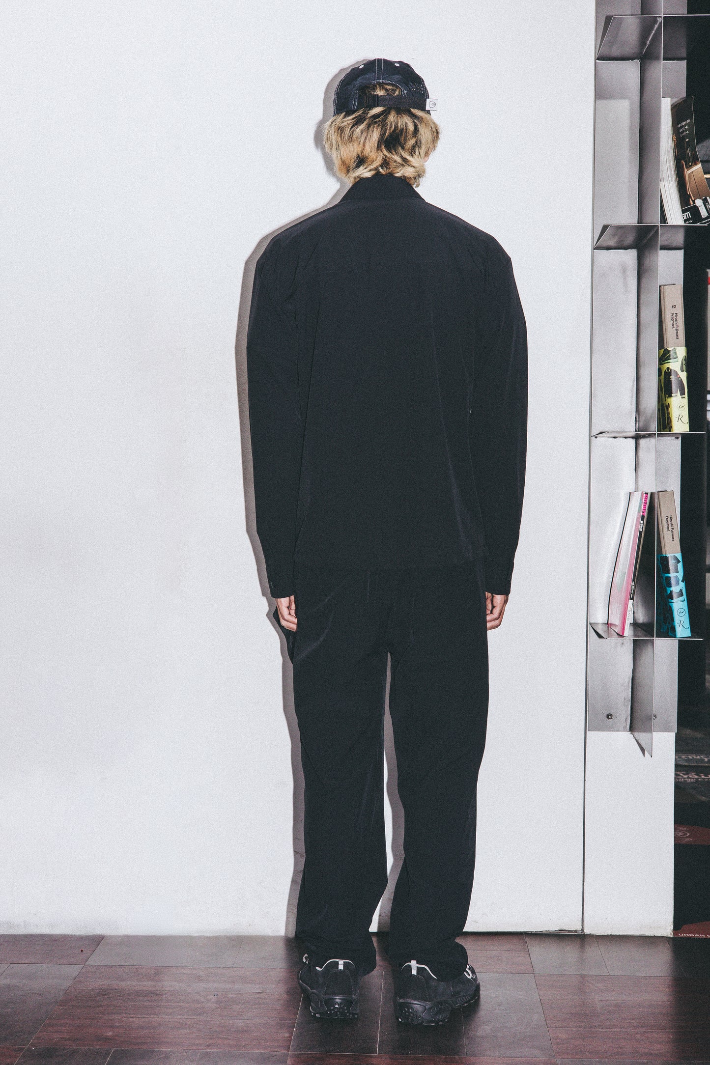 Canyon Nylon Long Sleeve Shirt Black