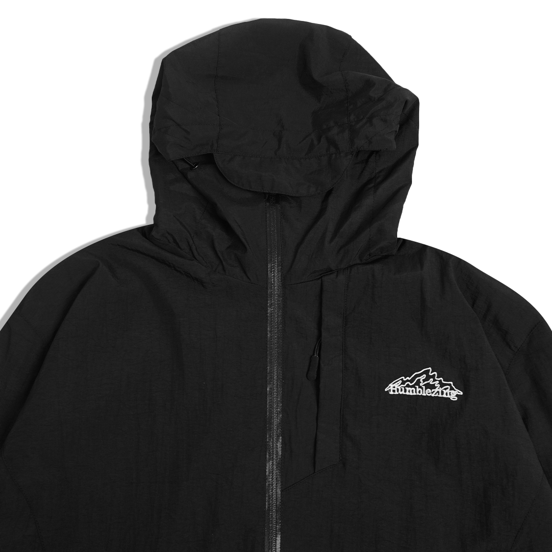 Stray Classic Panel Windbreaker Black