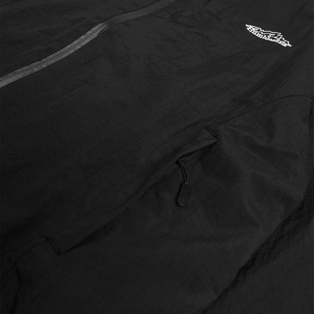 Stray Classic Panel Windbreaker Black