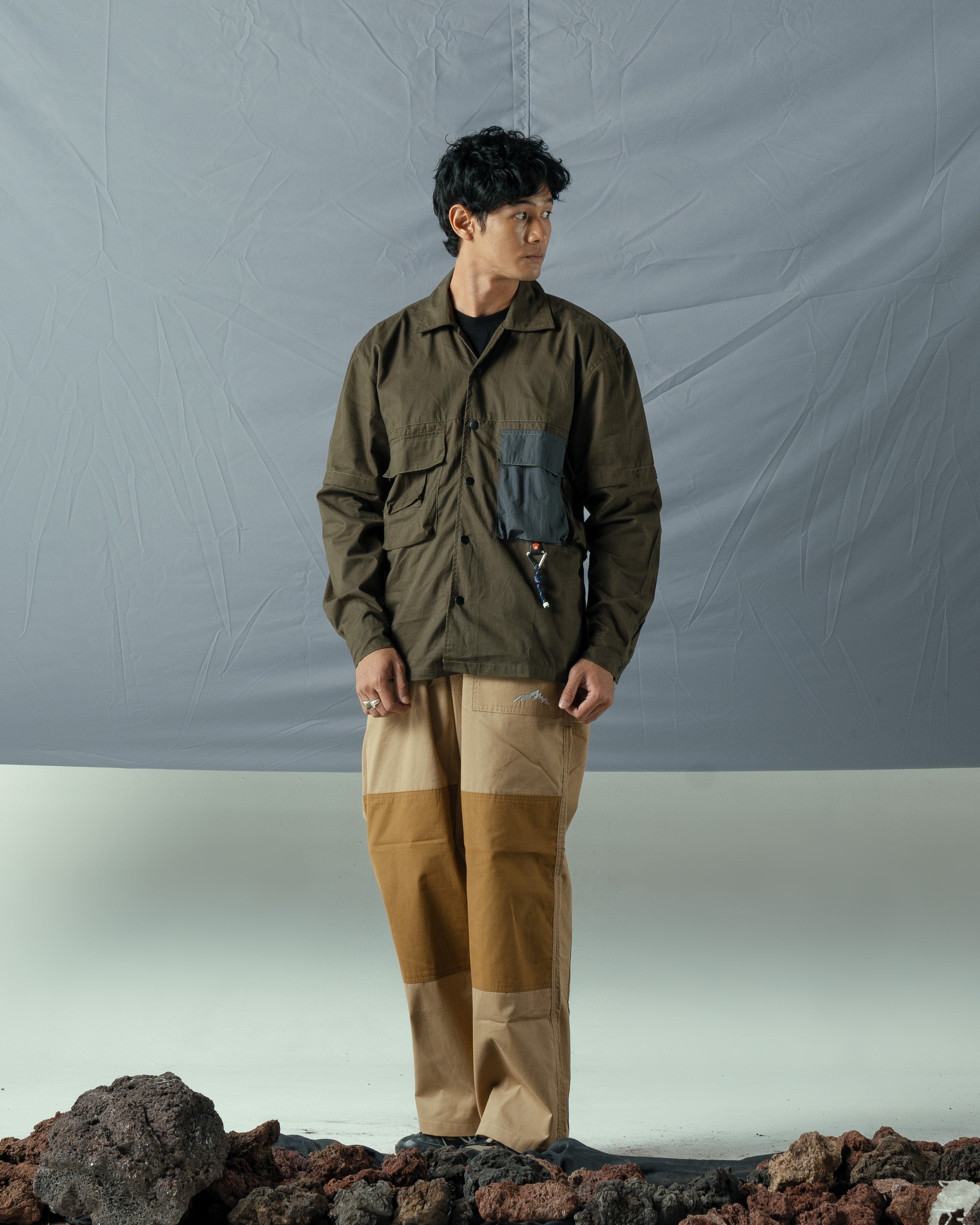 Alphan Utility Shirt Olive