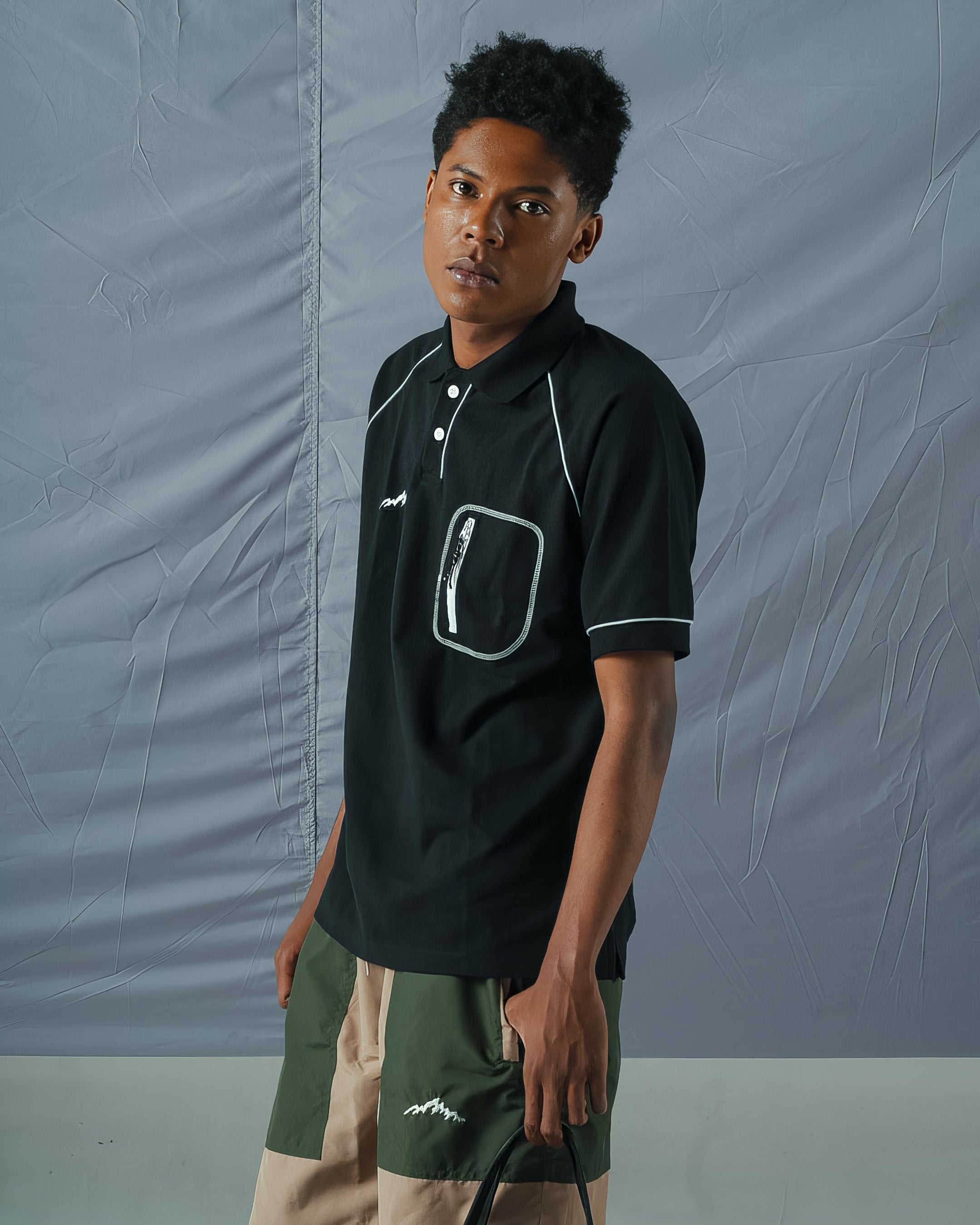 Lucas Camp Polo Black