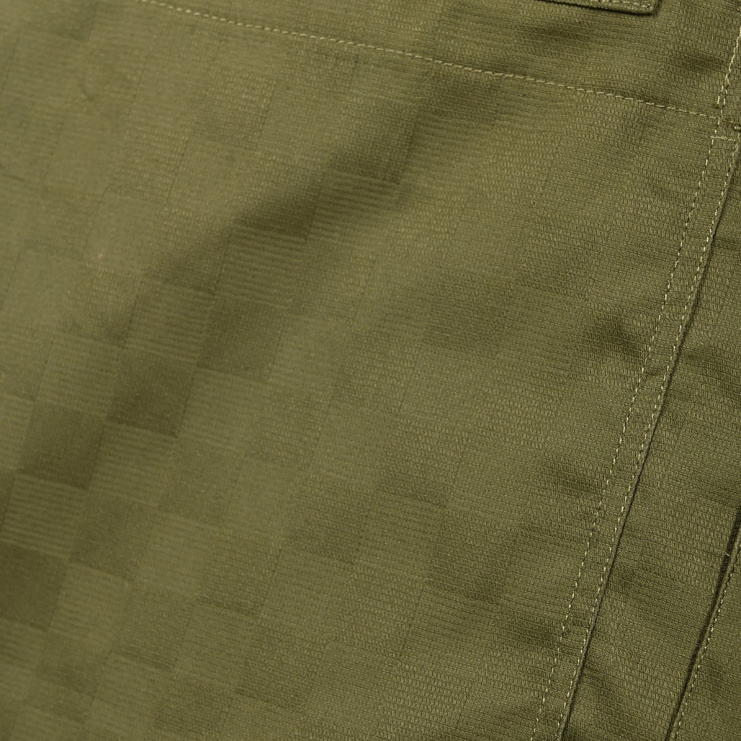 Hugo Shirt Grid Pattern Olive
