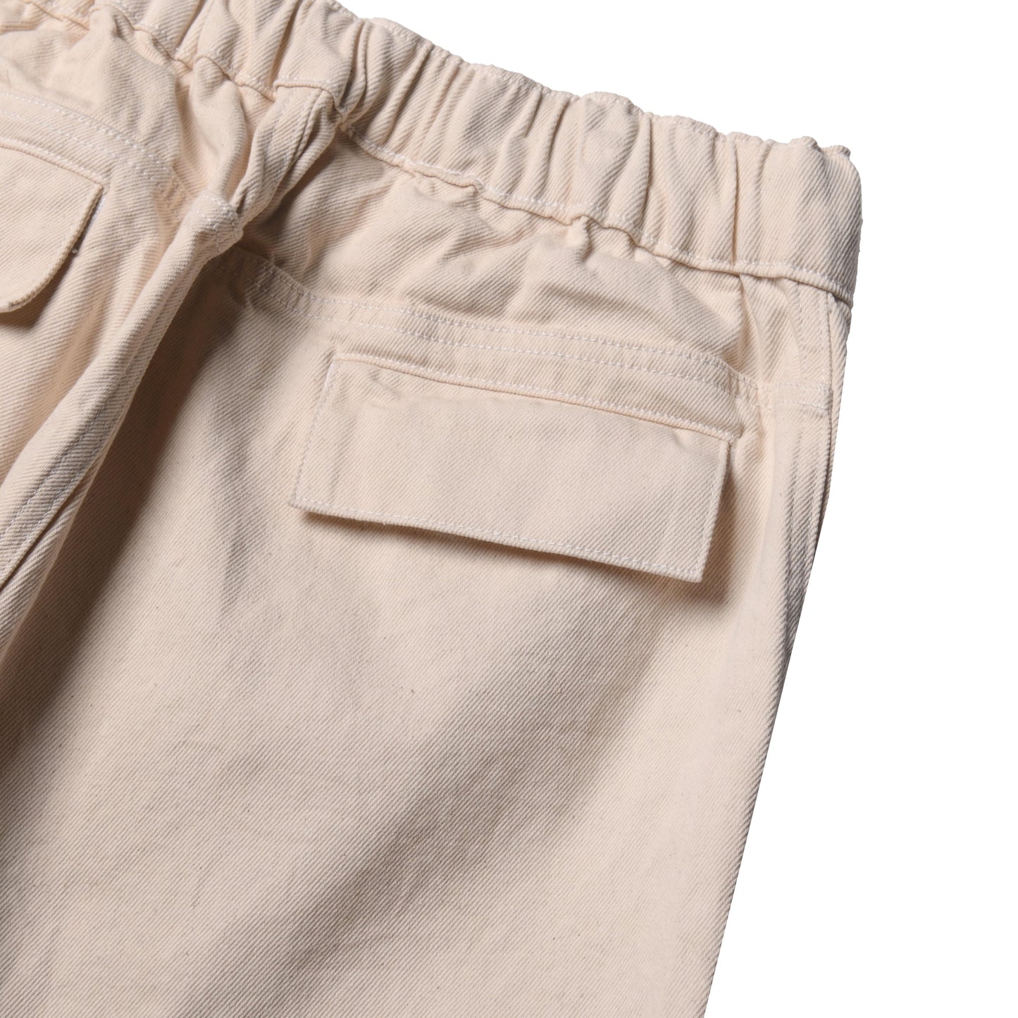 Noir Seamless Cargo Pants Broken White