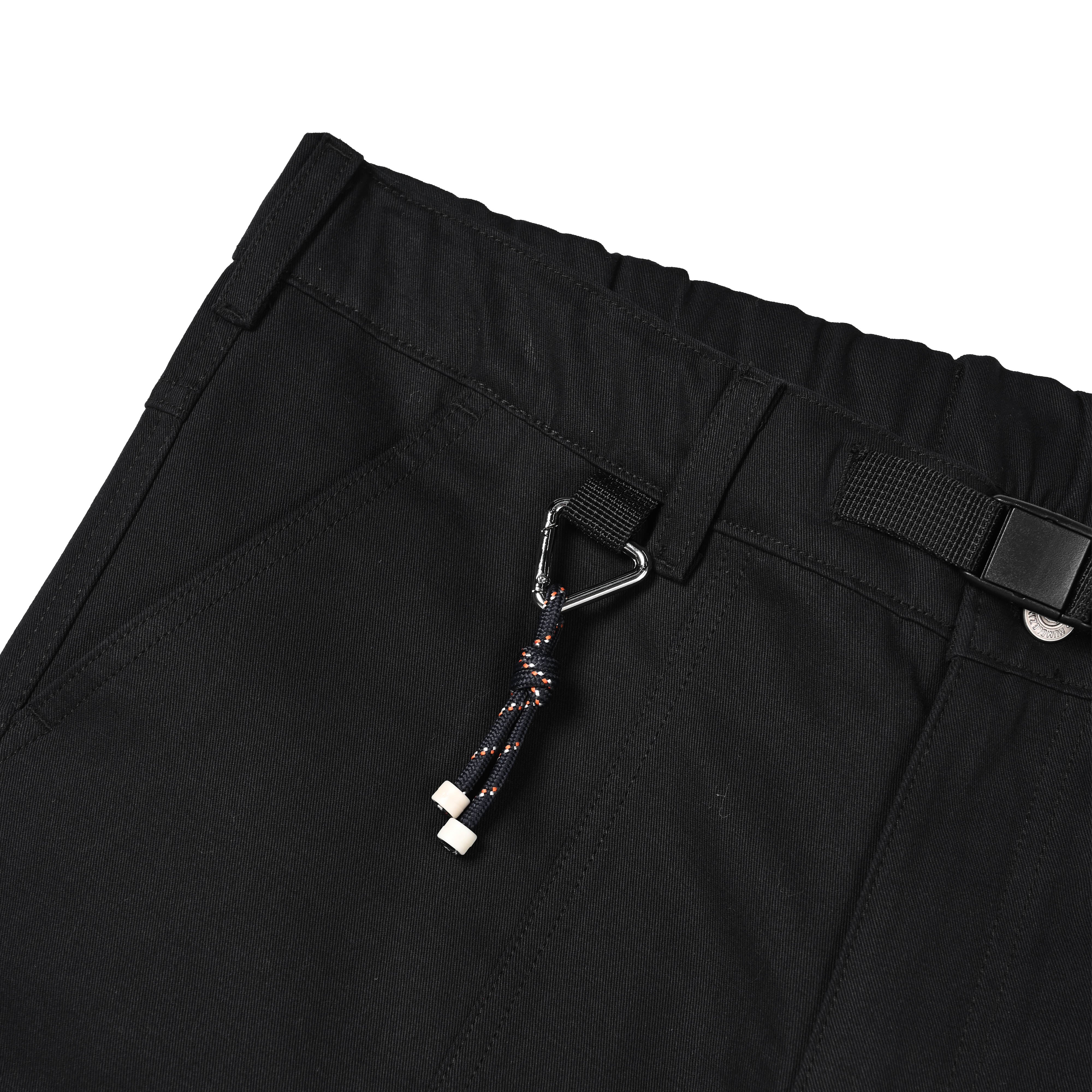 Noir Seamless Cargo Pants Black