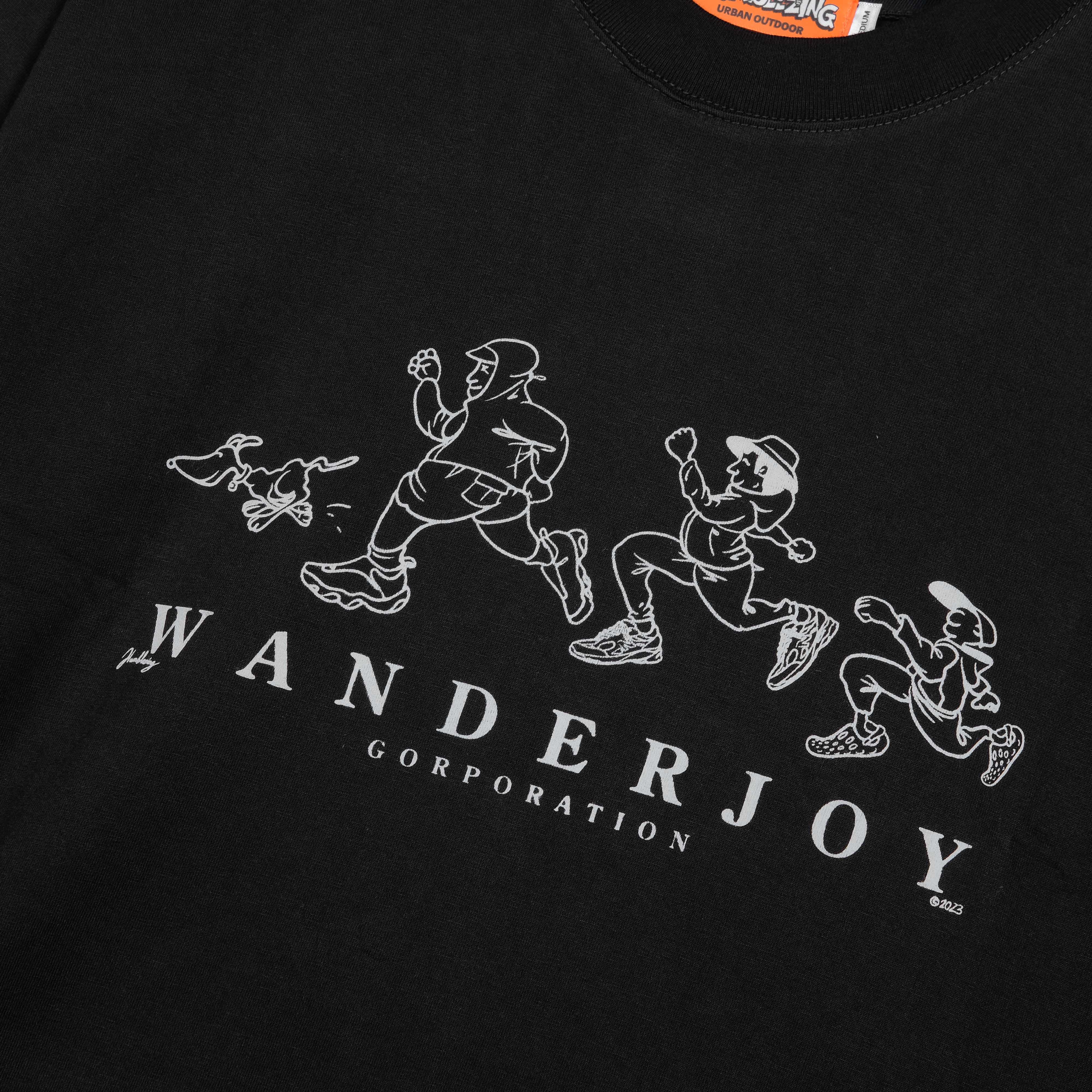 Wanderjoy T-shirt Black