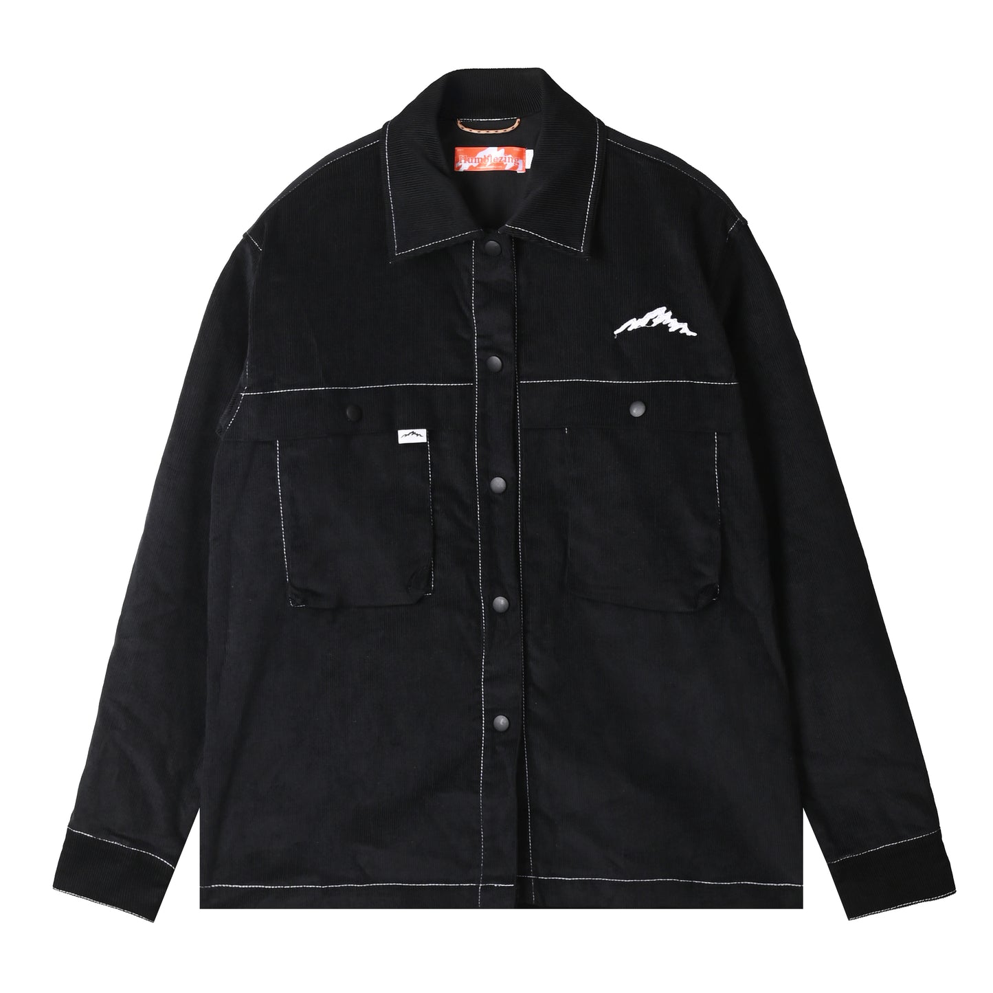 Alain Long Sleeve Shirt Corduroy Black