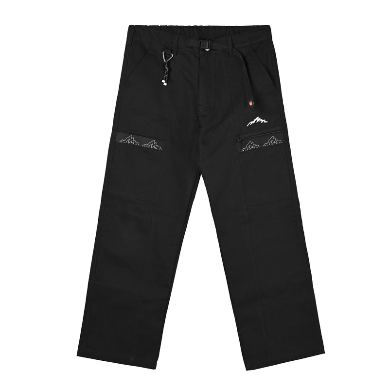 Noir Seamless Cargo Pants Black