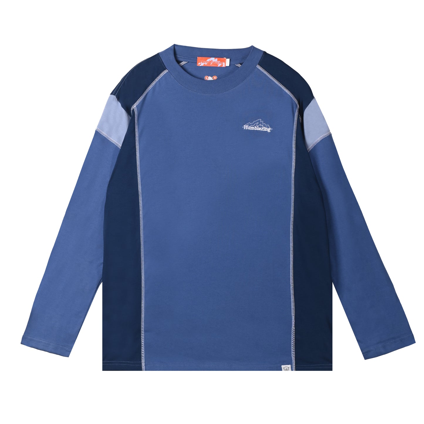 Hazy Long Sleeve Tees Blue