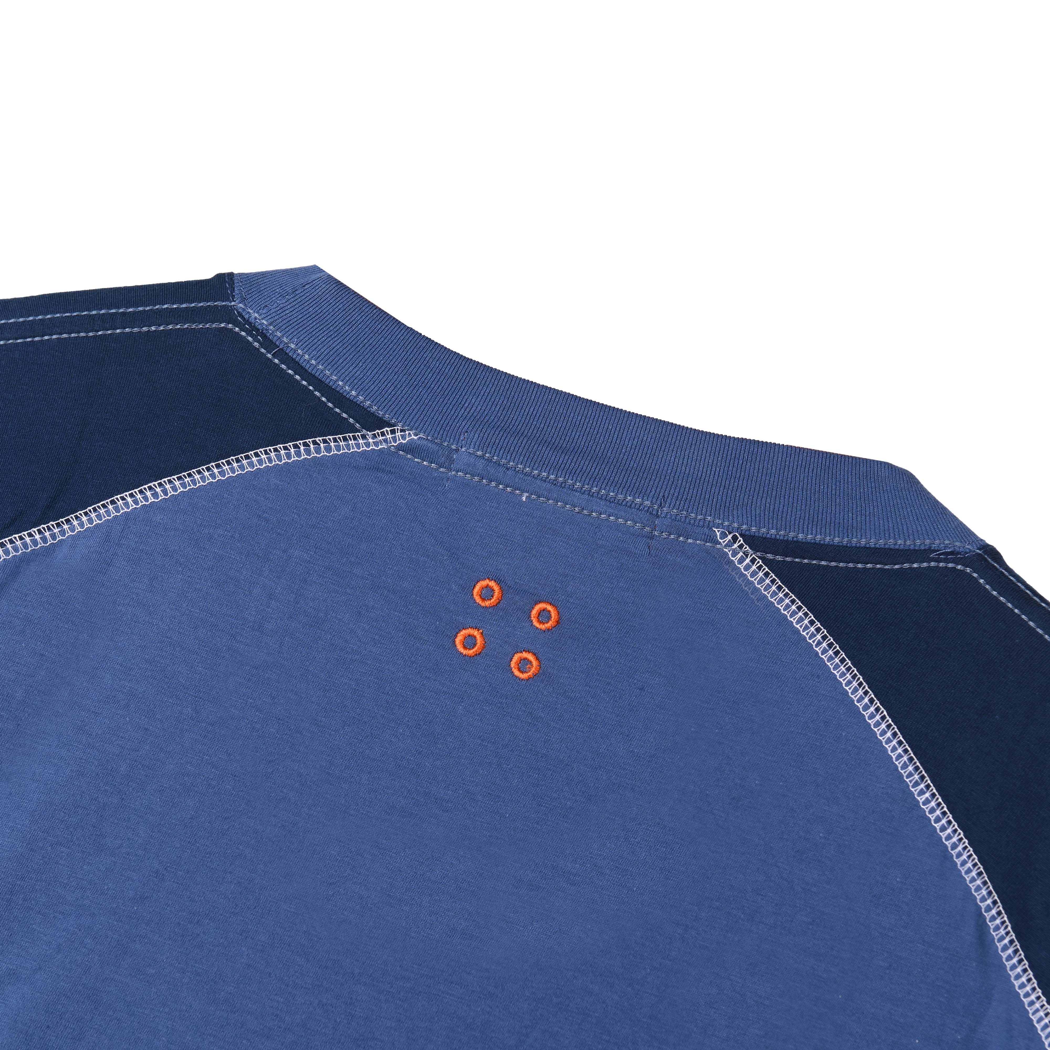 Hazy Long Sleeve Tees Blue