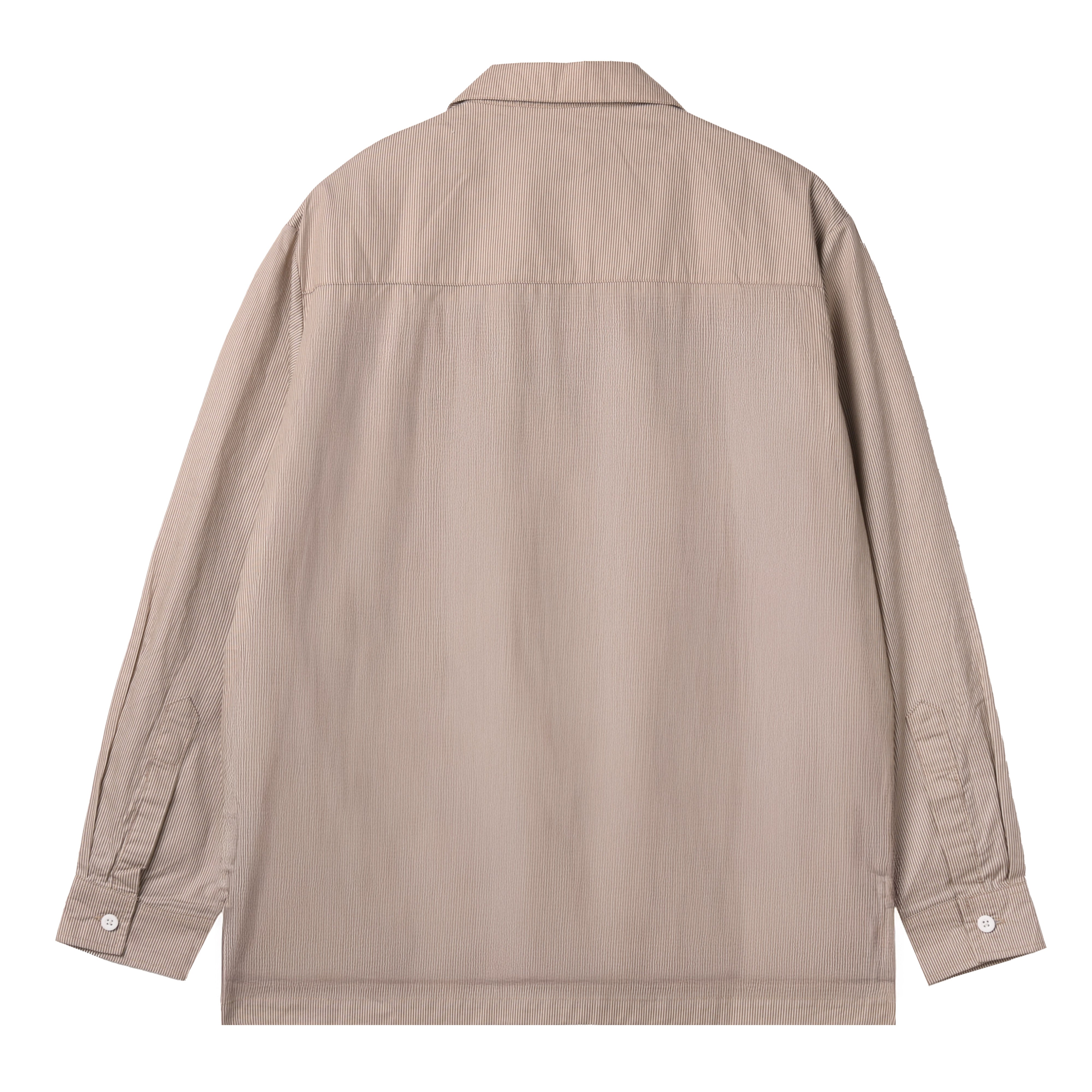 Umbra Long Sleeve Shirt Brown Stripe