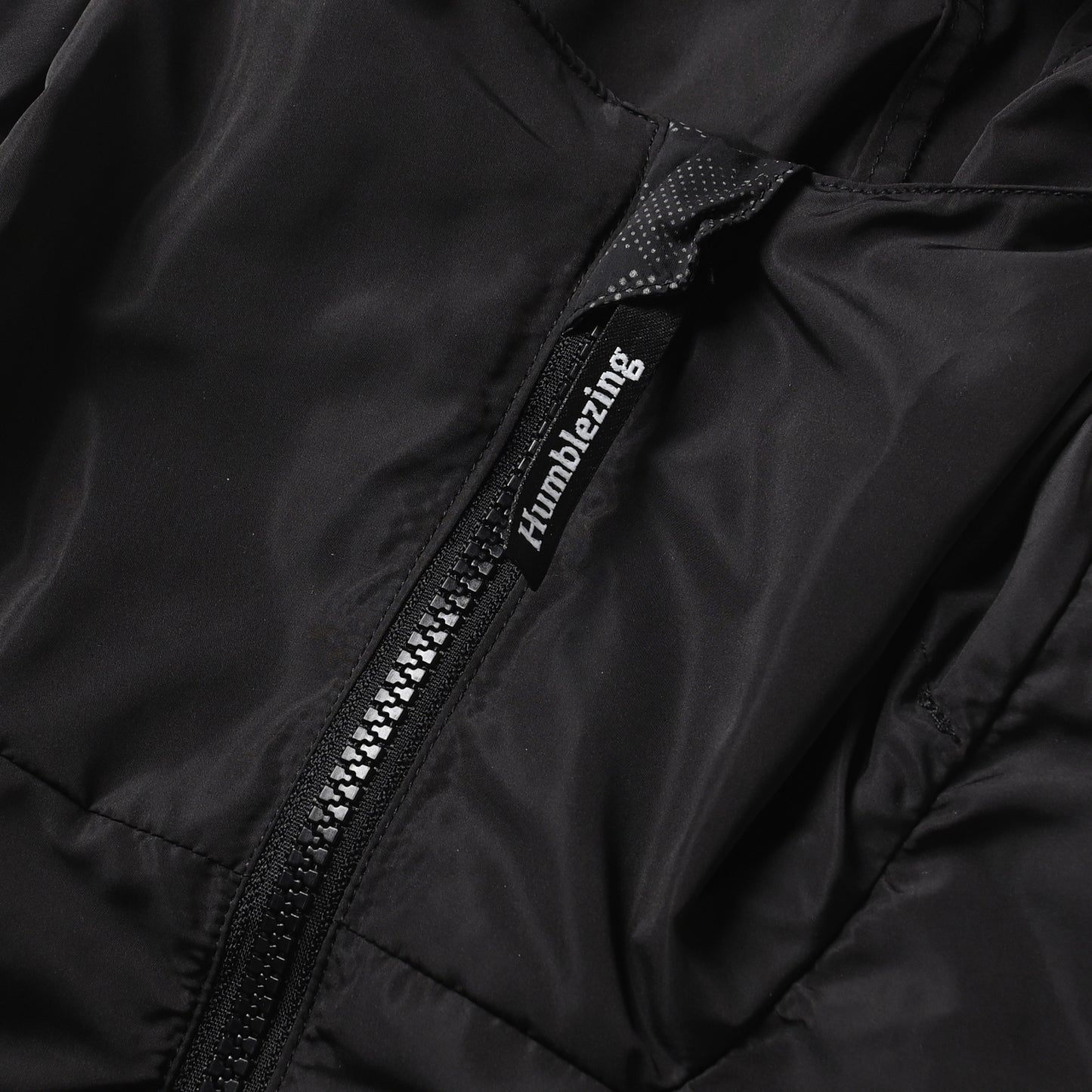 Pathway Reflective Pattern Windbreaker Black
