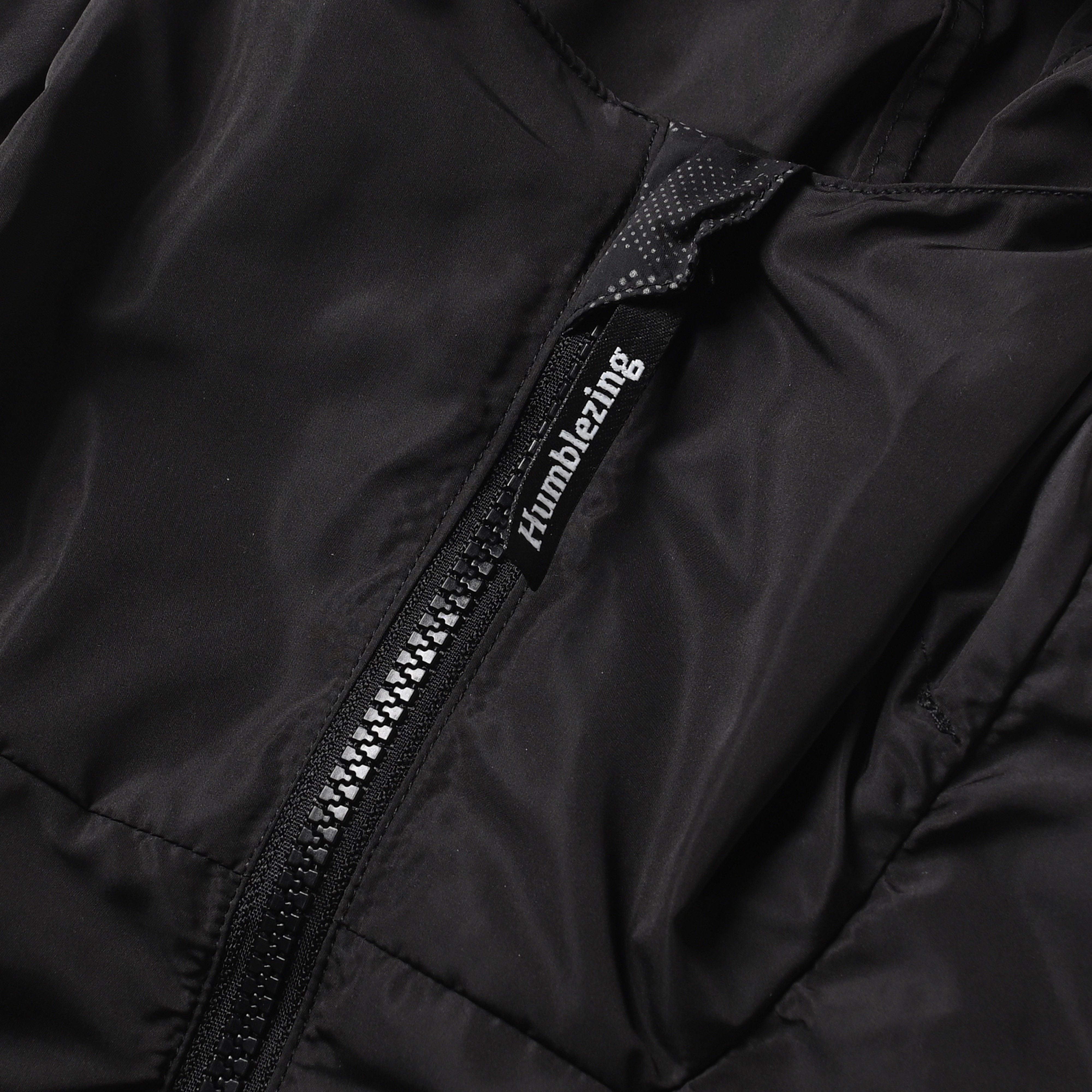 Pathway Reflective Pattern Windbreaker Black