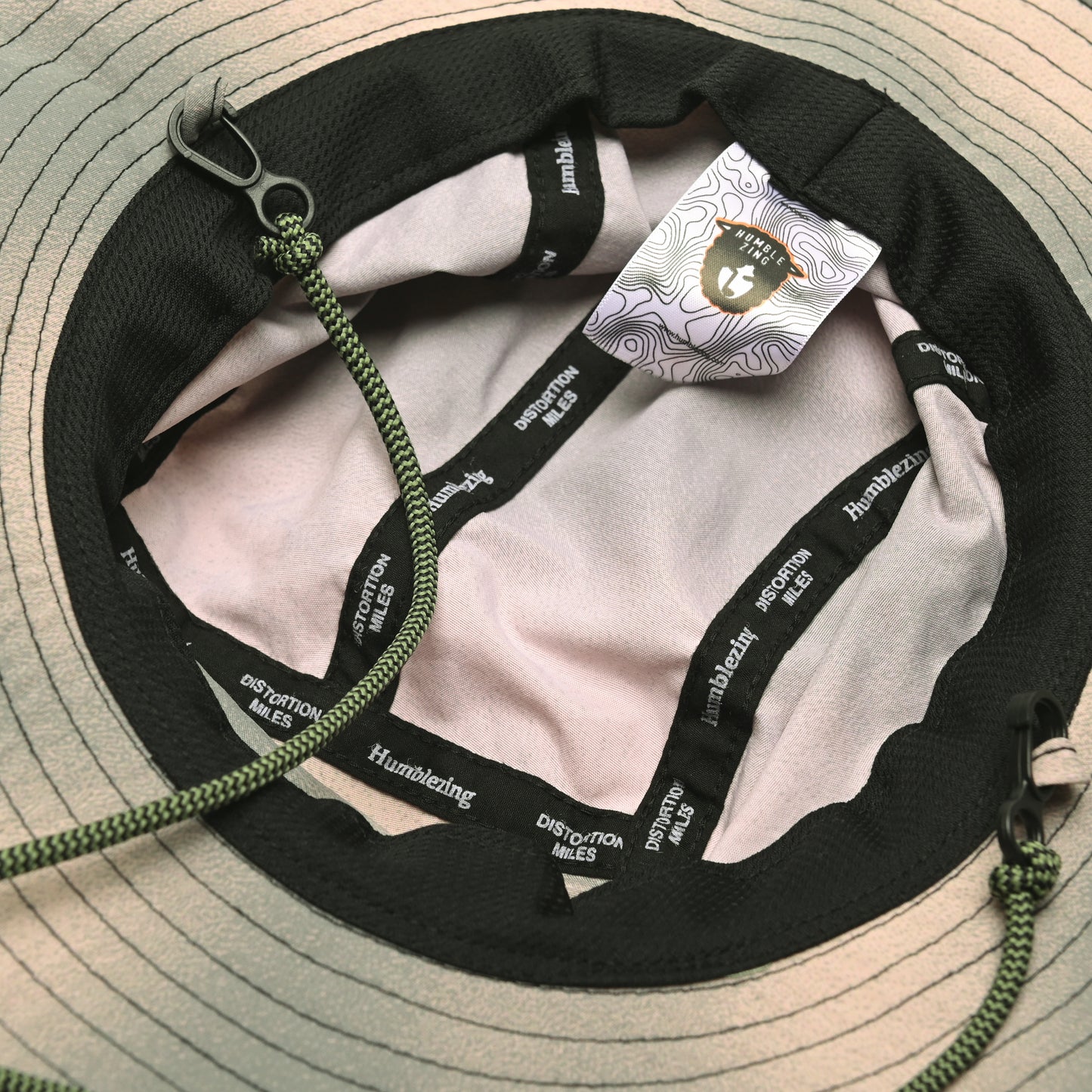 Humblezing x Distortion Miles Jungle Hat in Olive