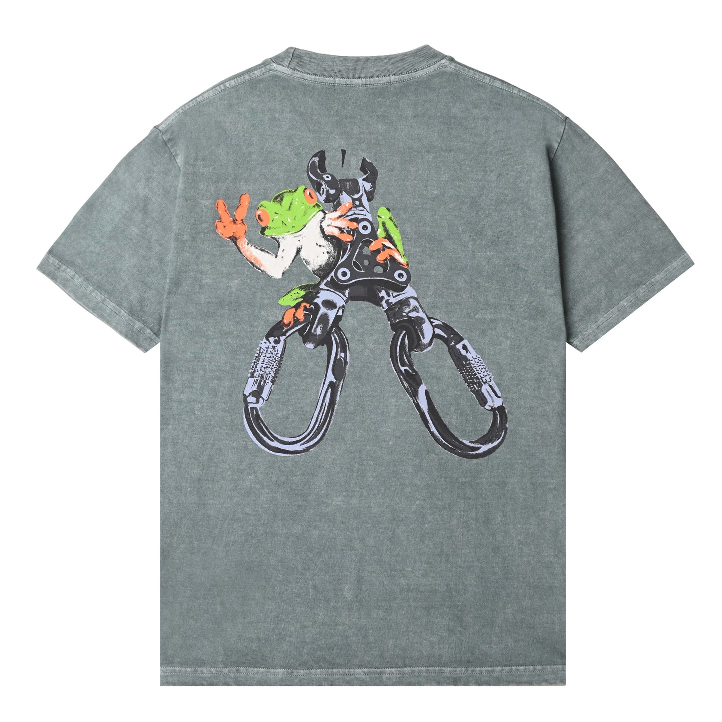 Carafrog Tshirt Washed Green