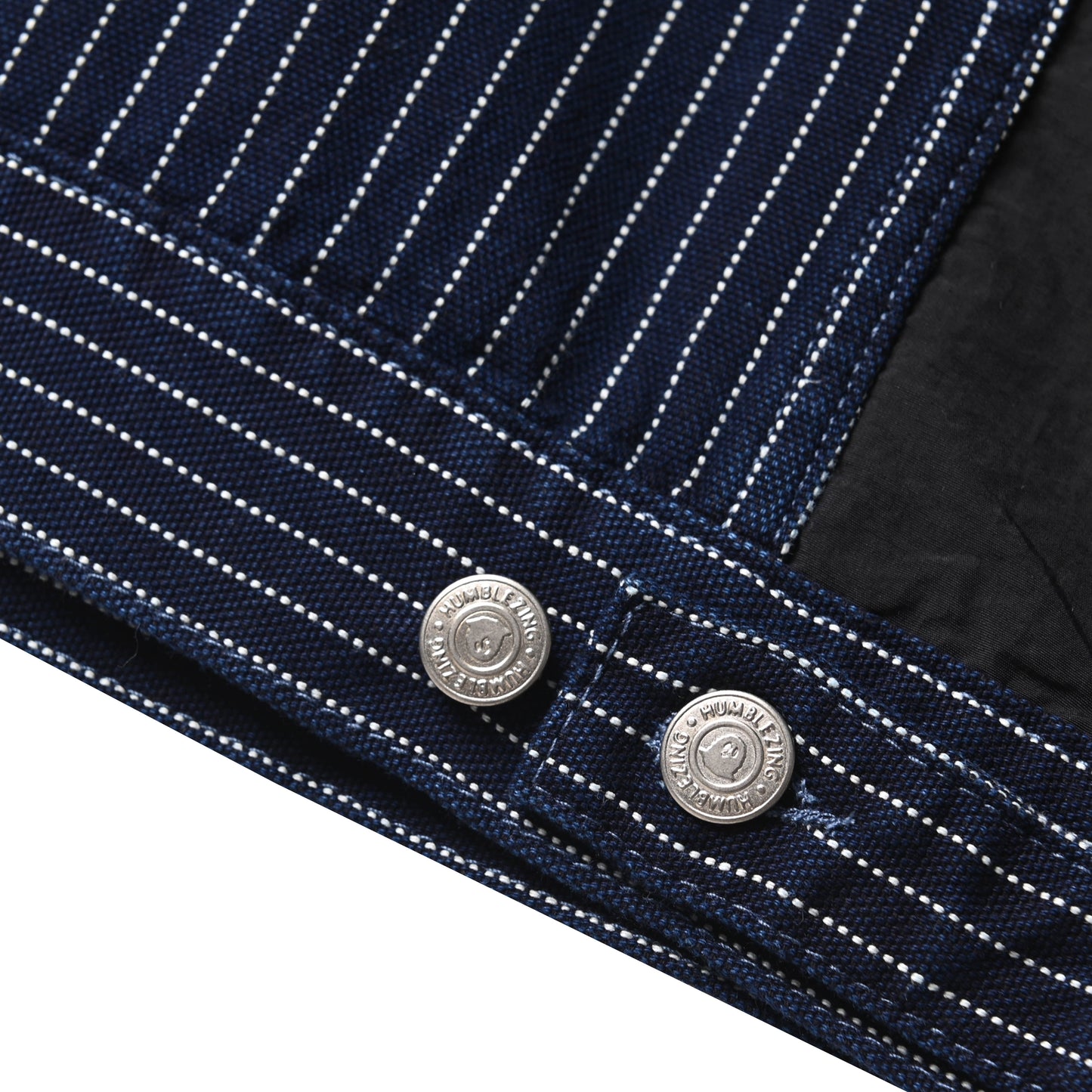 Swath Trucker Jacket Denim Stripes