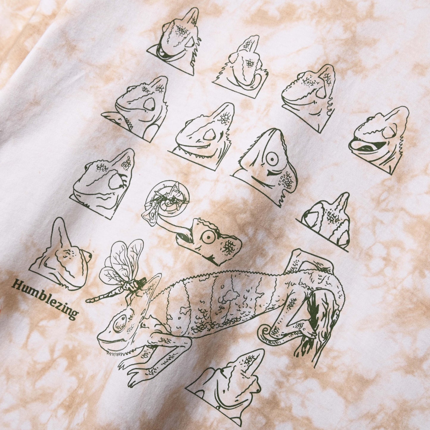 Iguana Longsleeve Tshirt Dyed