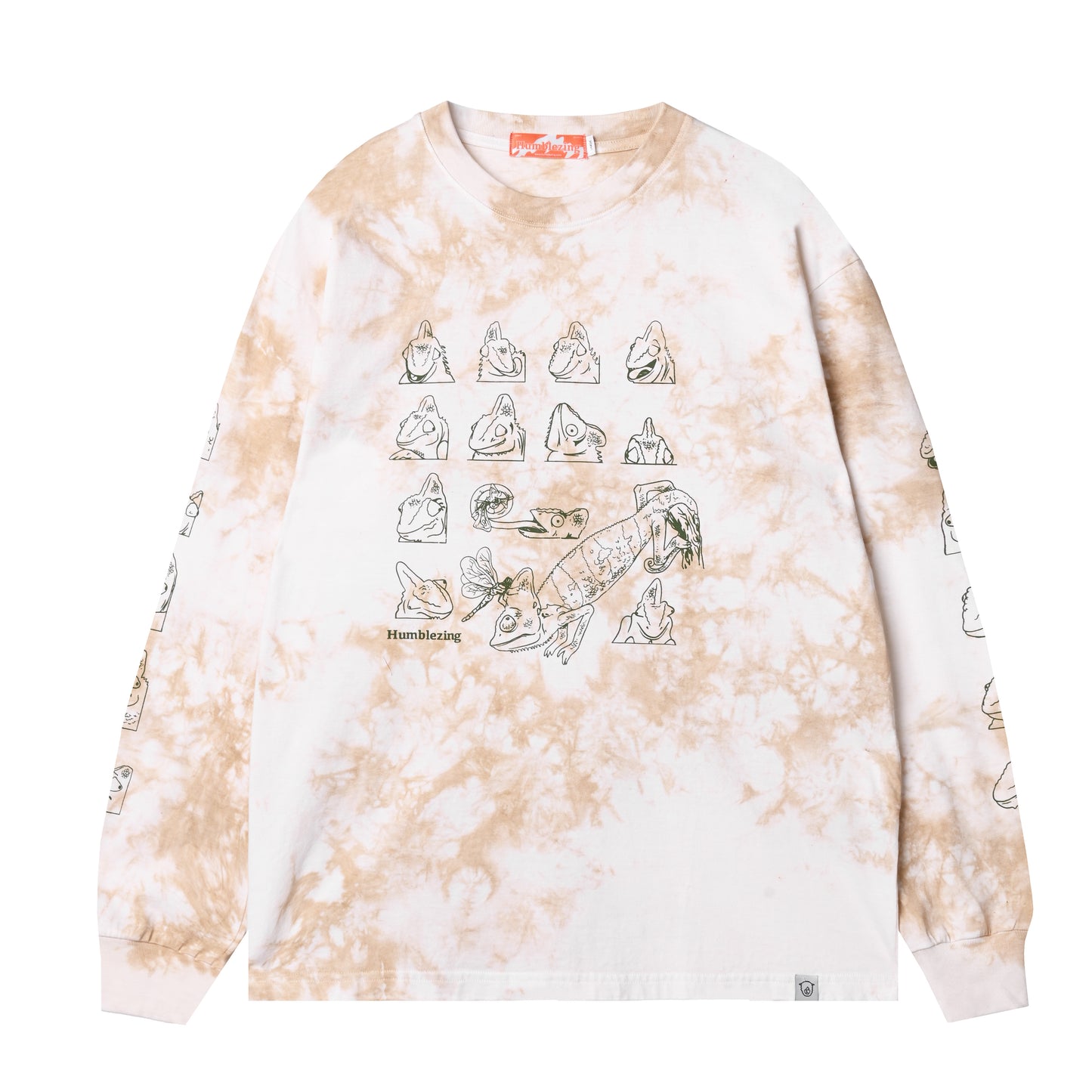 Iguana Longsleeve Tshirt Dyed