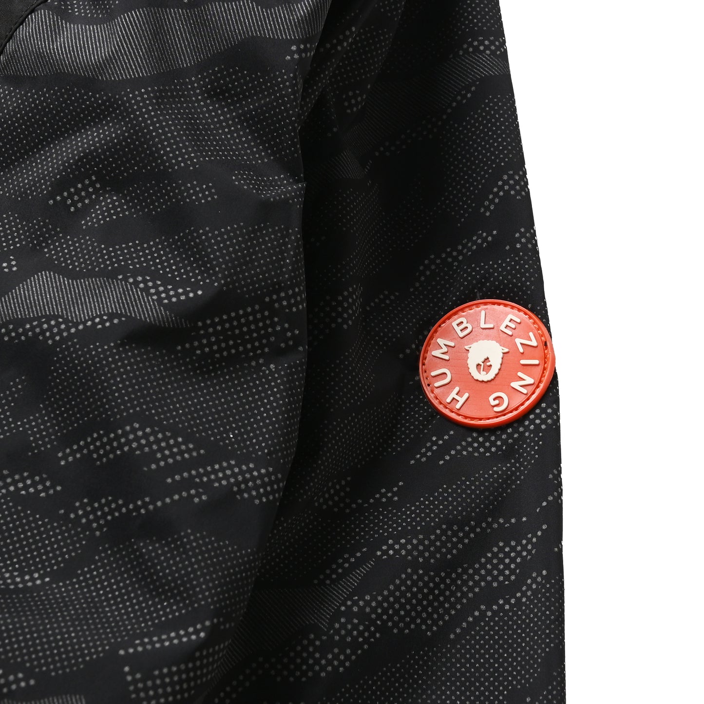 Pathway Reflective Pattern Windbreaker Black
