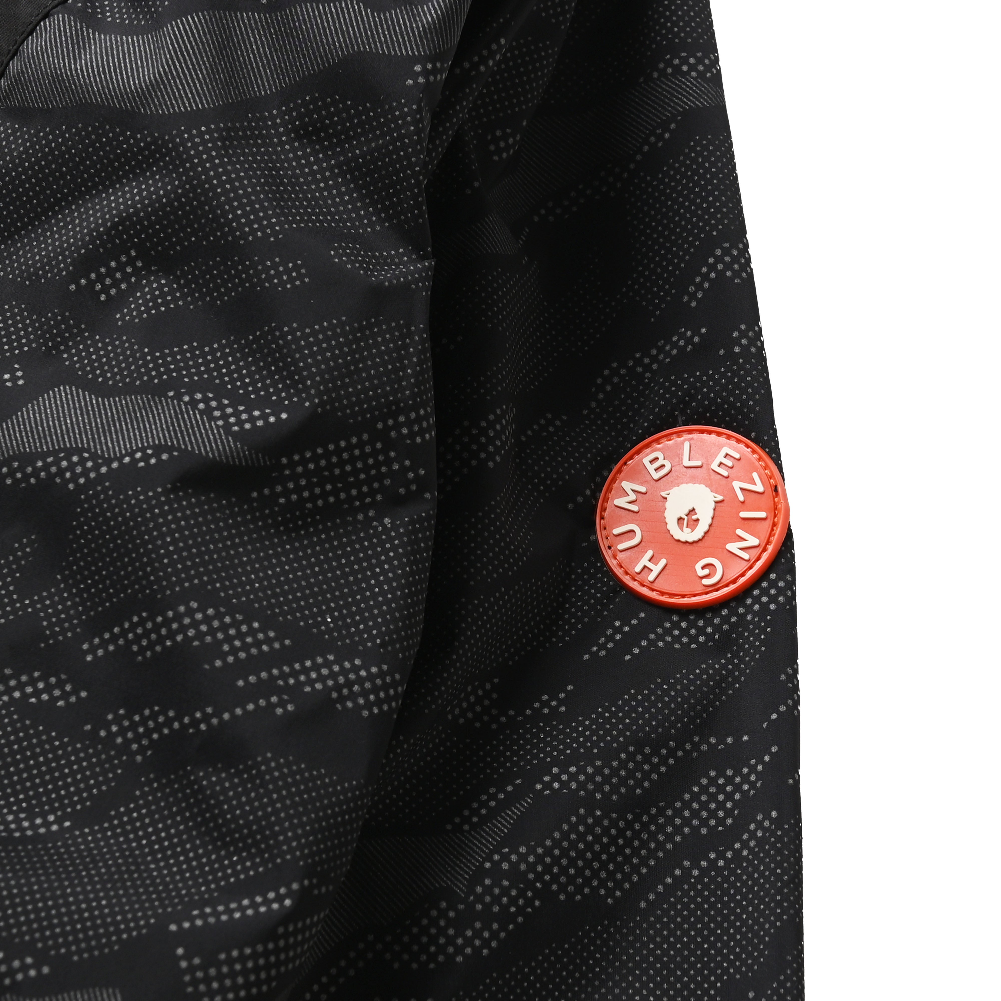Pathway Reflective Pattern Windbreaker Black